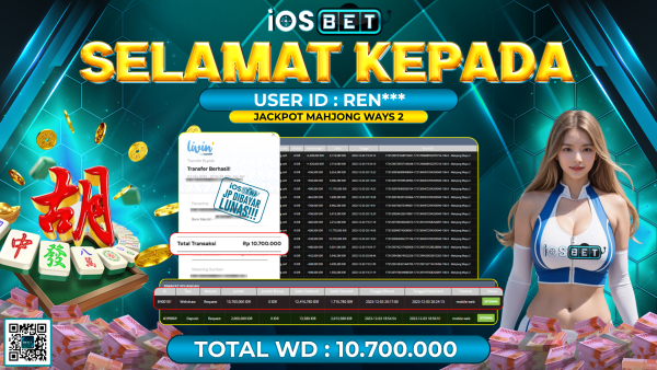 Bukti Pembayaran LUNAS SLOT GAMES GACOR Rp. 10.700.000,-