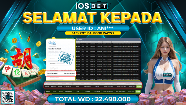 Bukti Pembayaran LUNAS SLOT GAMES GACOR Rp. 22.490.000,-