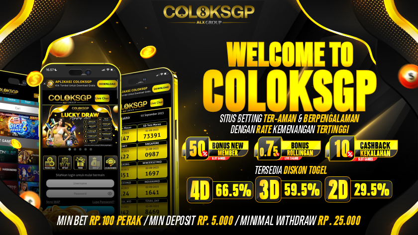 COLOKSGP: Link Alternatif Situs Slot Online dan Togel Online Resmi