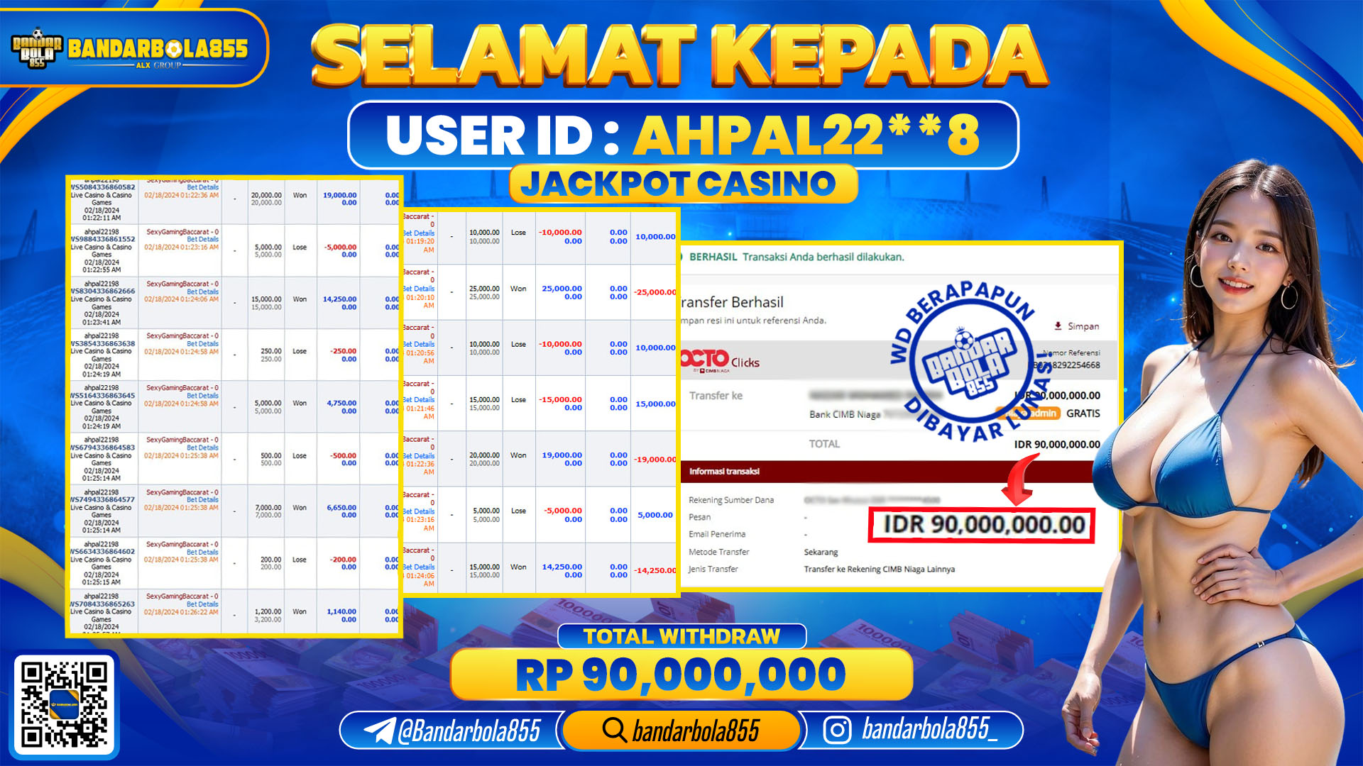 🎖 JACKPOT DI BANDARBOLA855 🎖