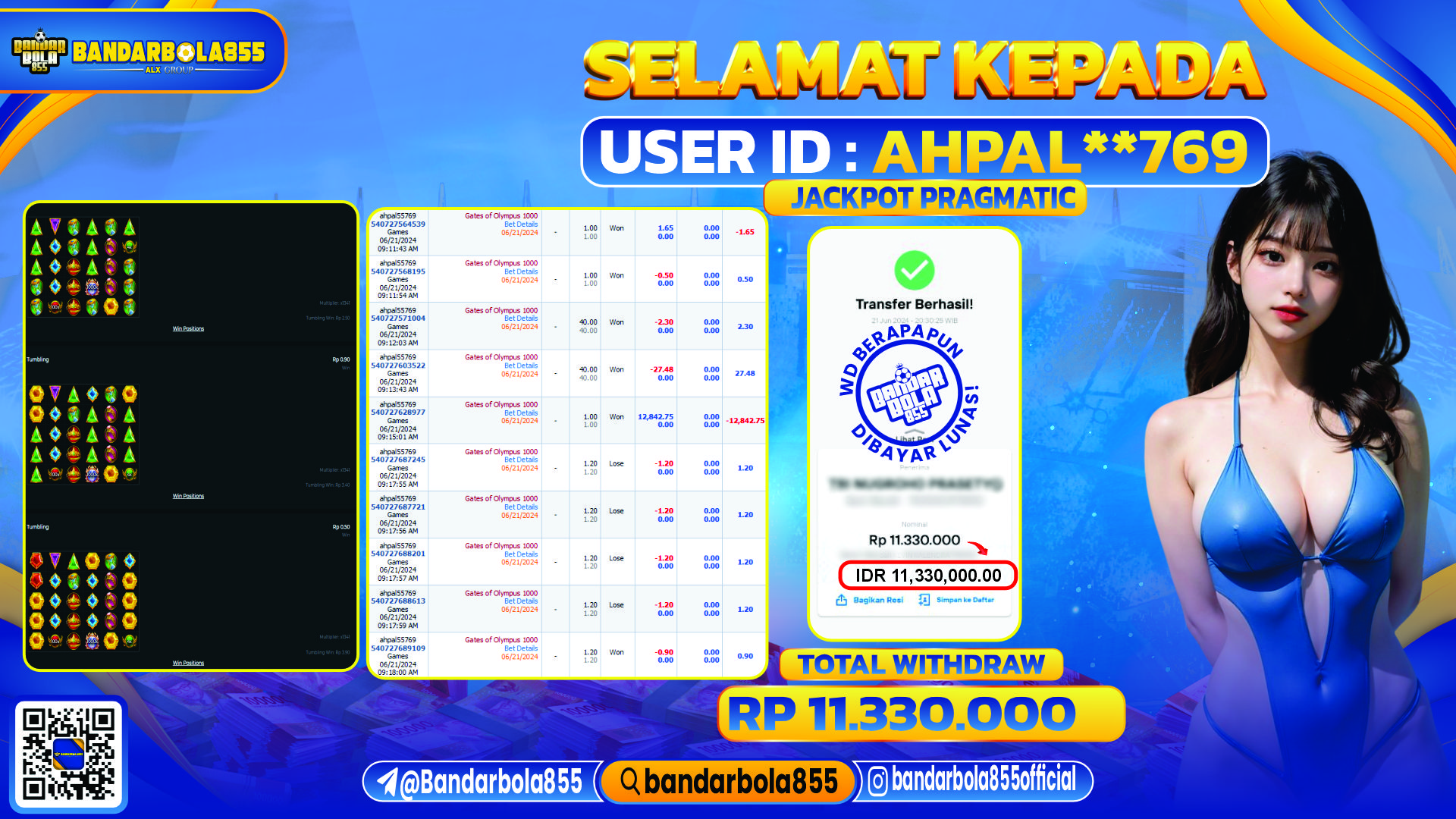 🎖 JACKPOT DI BANDARBOLA855 🎖