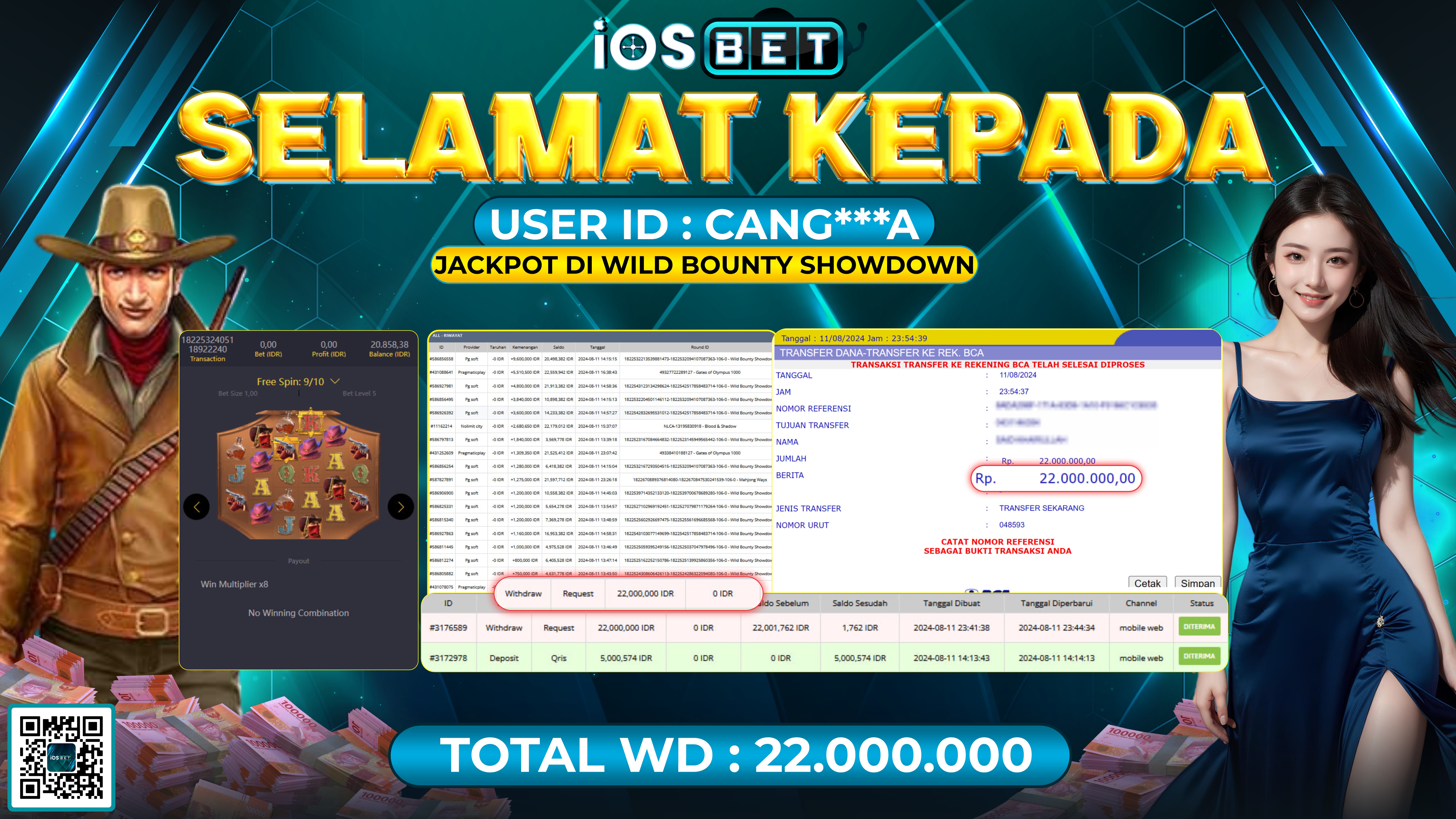 Bukti Pembayaran LUNAS SLOT GAME GACOR Rp.32.000.000,-