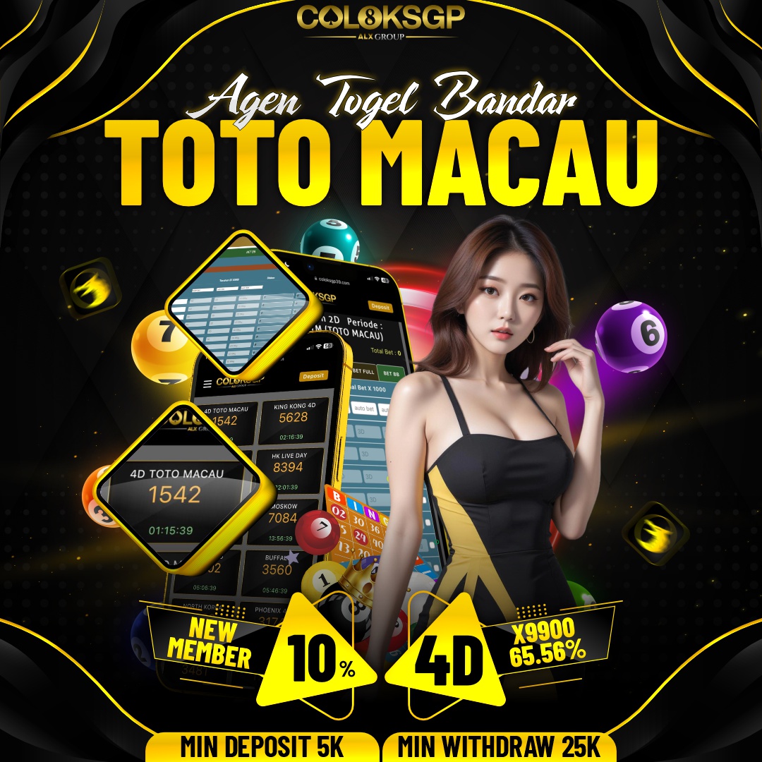 COLOKSGP - Bandar Toto Macau Favorit Dengan Prize Terbesar di Indonesia