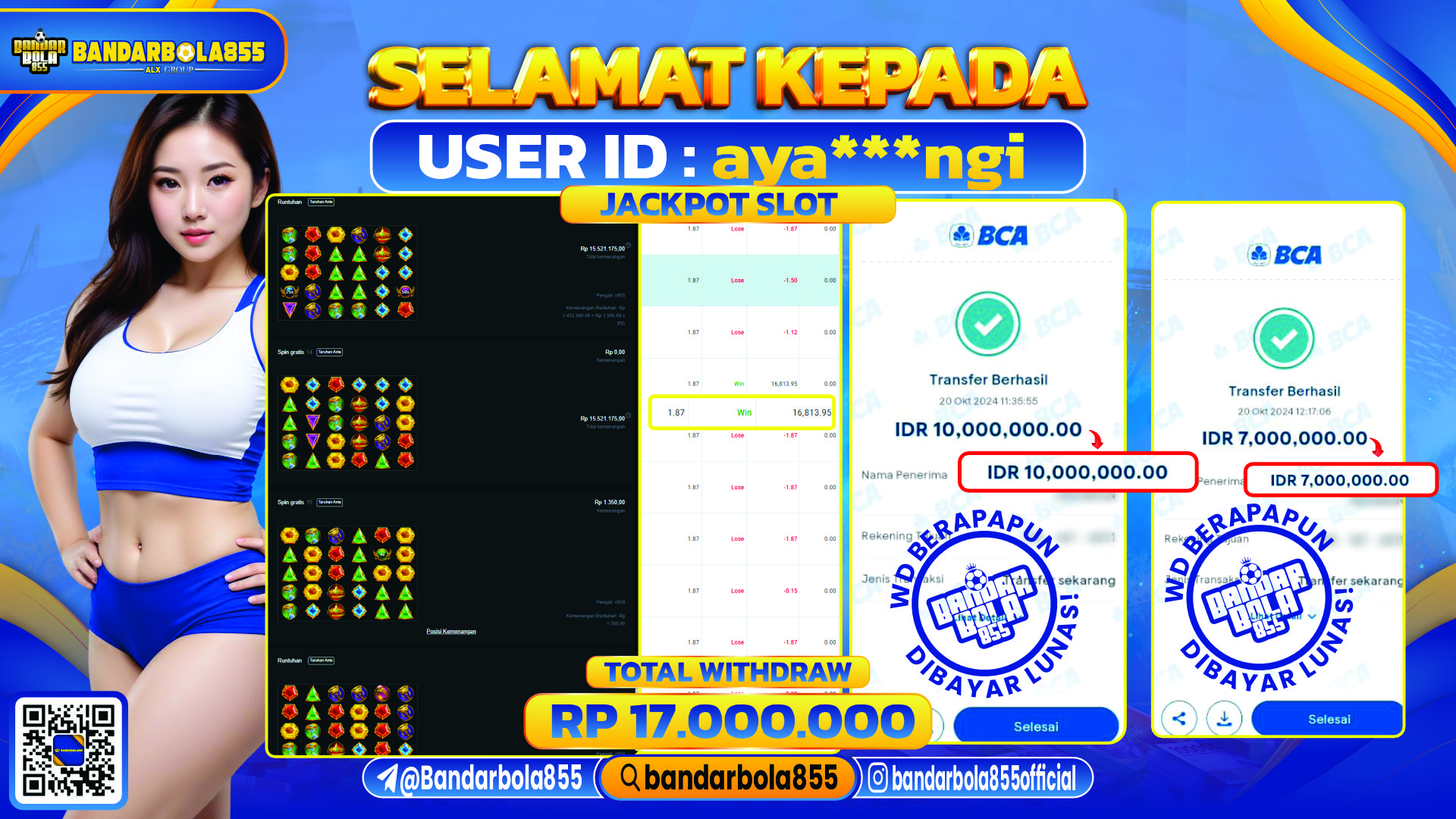 🎖 JACKPOT DI BANDARBOLA855 🎖