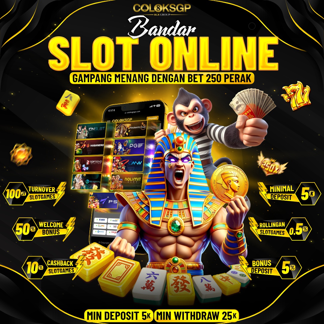 COLOKSGP | Bandar Slot Online Gampang Menang Dengan Bet 250 Perak