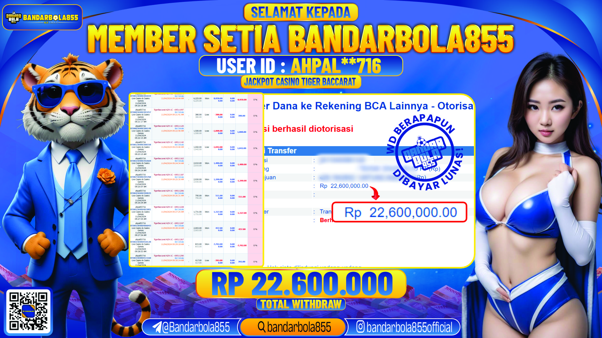 🎖 JACKPOT DI BANDARBOLA855 🎖