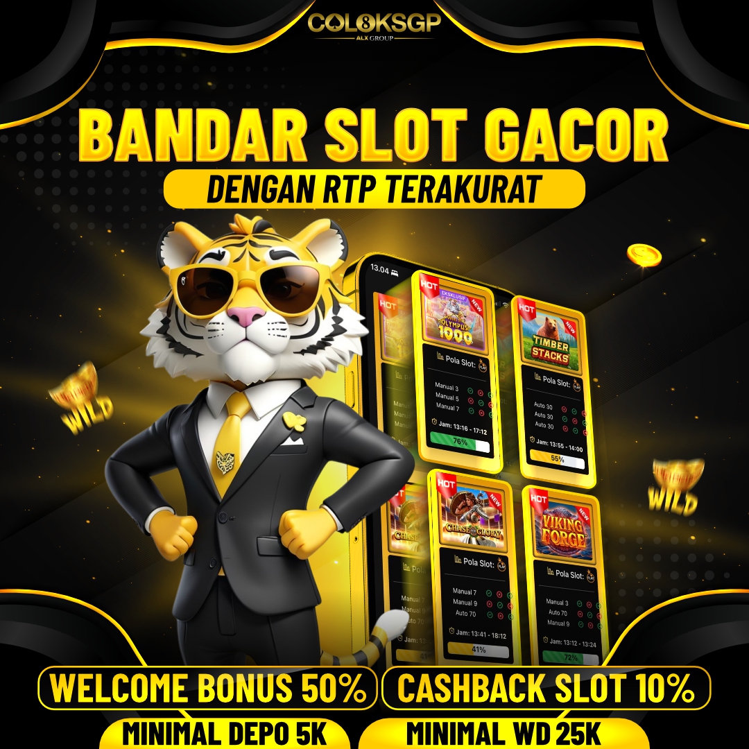 COLOKSGP - Bandar Slot Gacor Dengan Pola RTP Terakurat