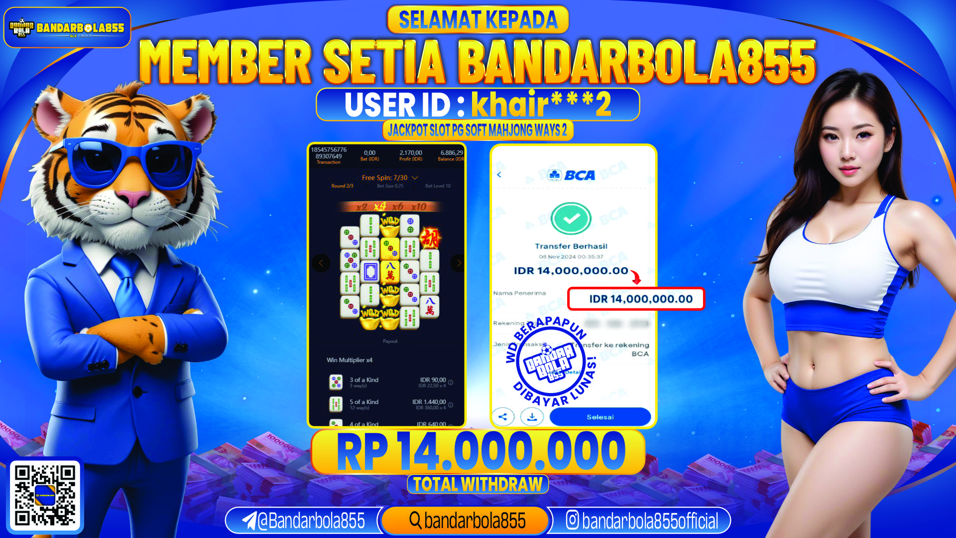 🎖 JACKPOT DI BANDARBOLA855 🎖