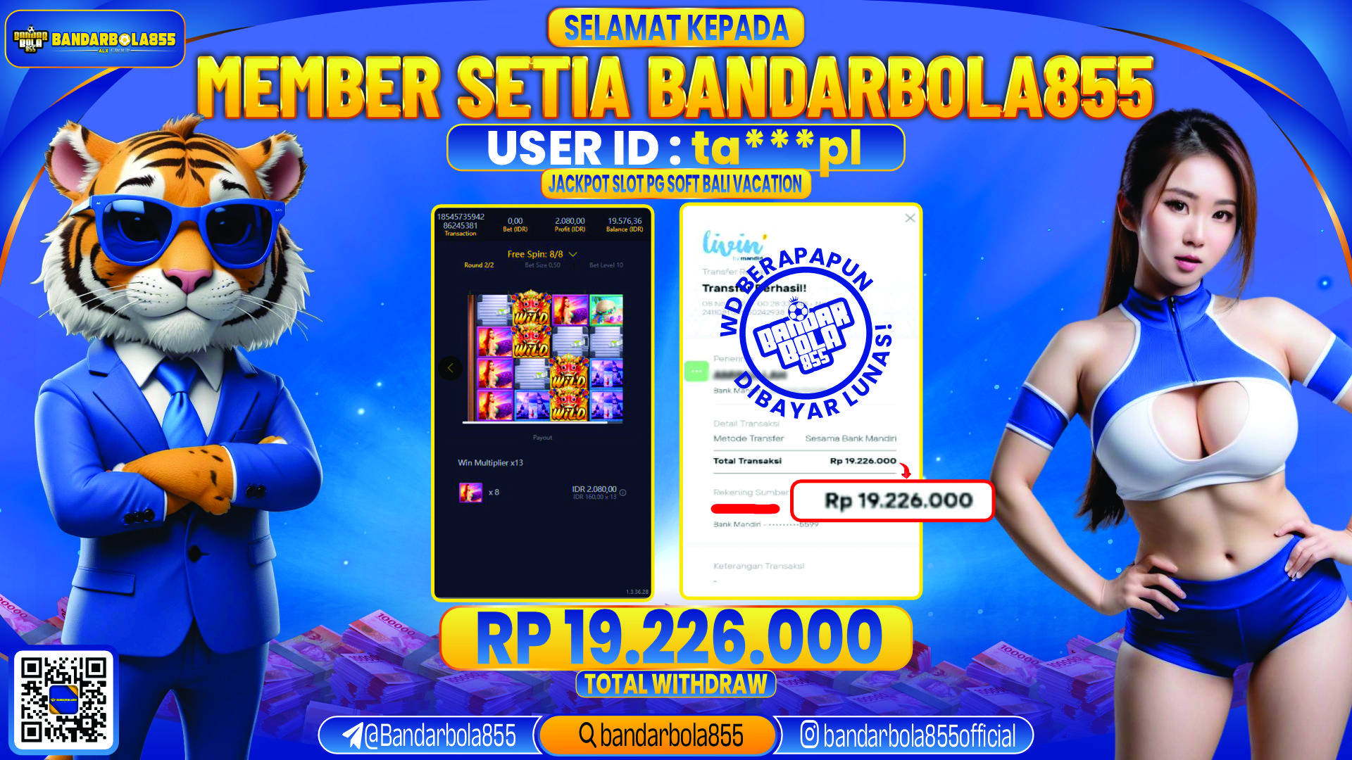 🎖 JACKPOT DI BANDARBOLA855 🎖