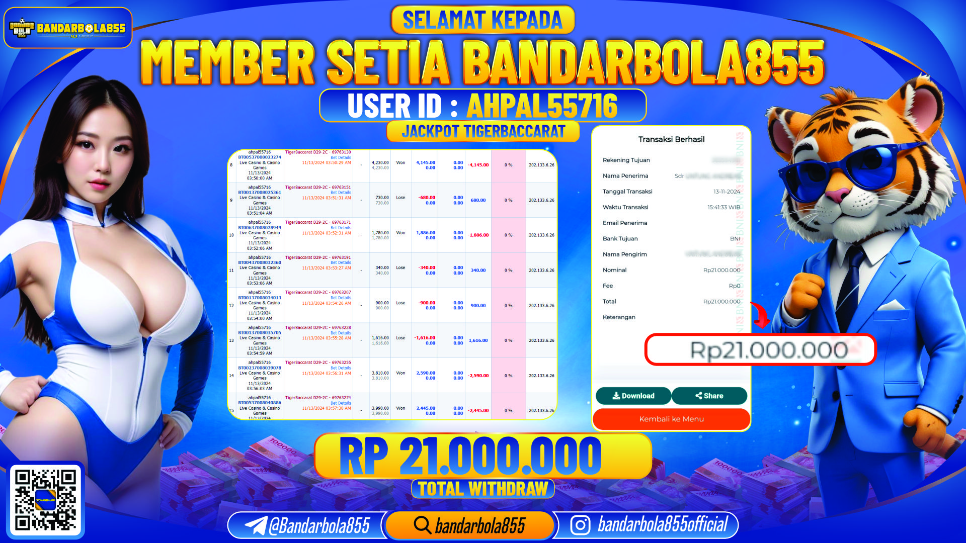 🎖 JACKPOT DI BANDARBOLA855 🎖