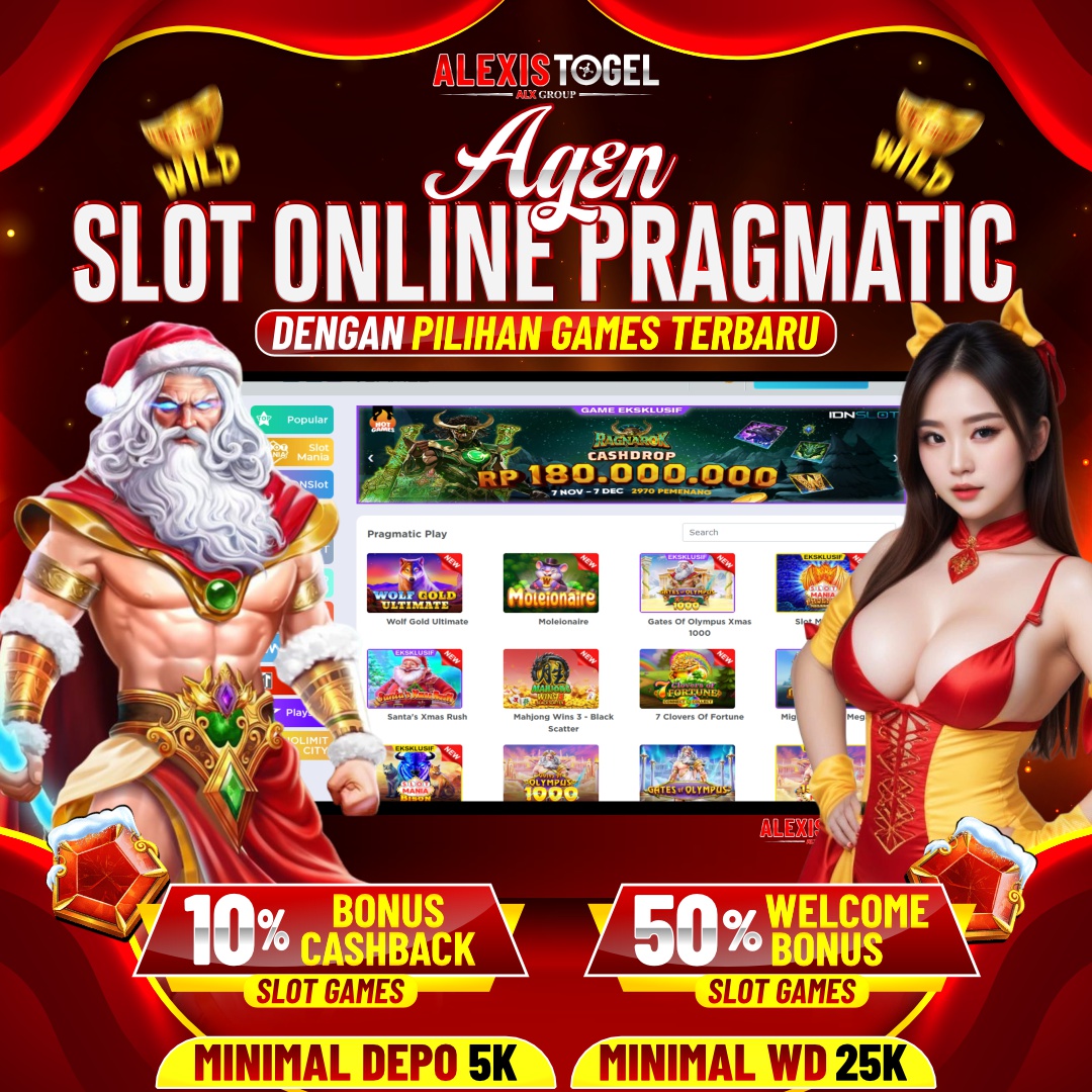 Alexistogel: Agen Slot Online Pragmatic Banyak Pilihan Games Terbaru