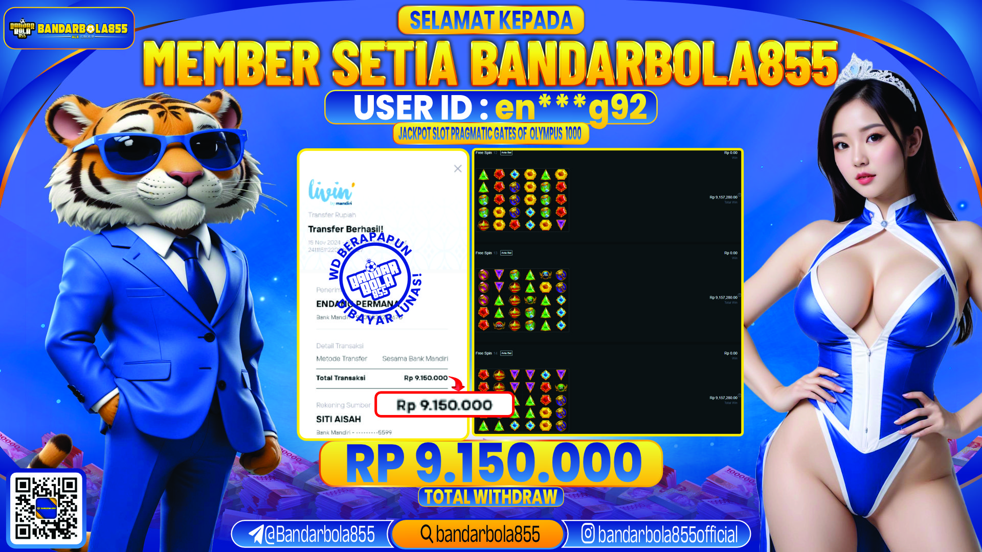 🎖 JACKPOT DI BANDARBOLA855 🎖