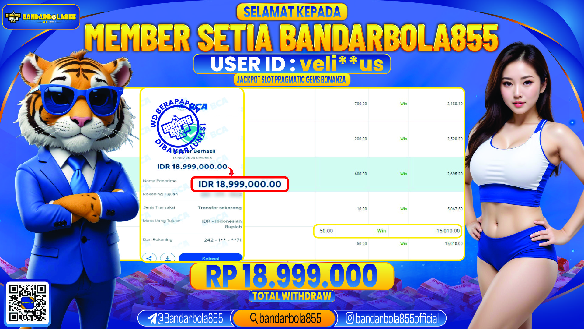 🎖 JACKPOT DI BANDARBOLA855 🎖