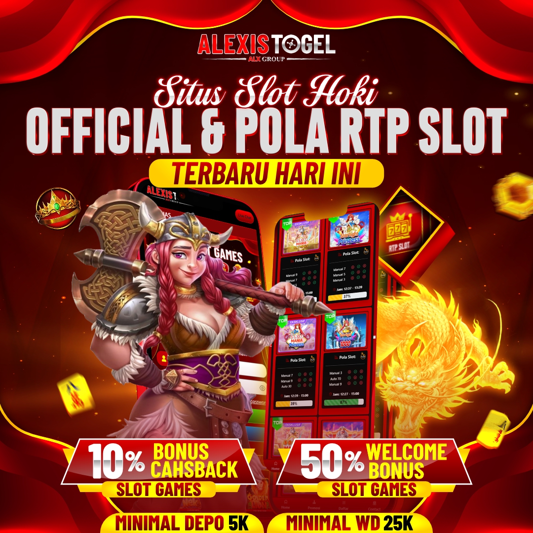 Alexistogel - Situs Slot Hoki Official dengan Pola RTP Slot Terbaru Hari Ini