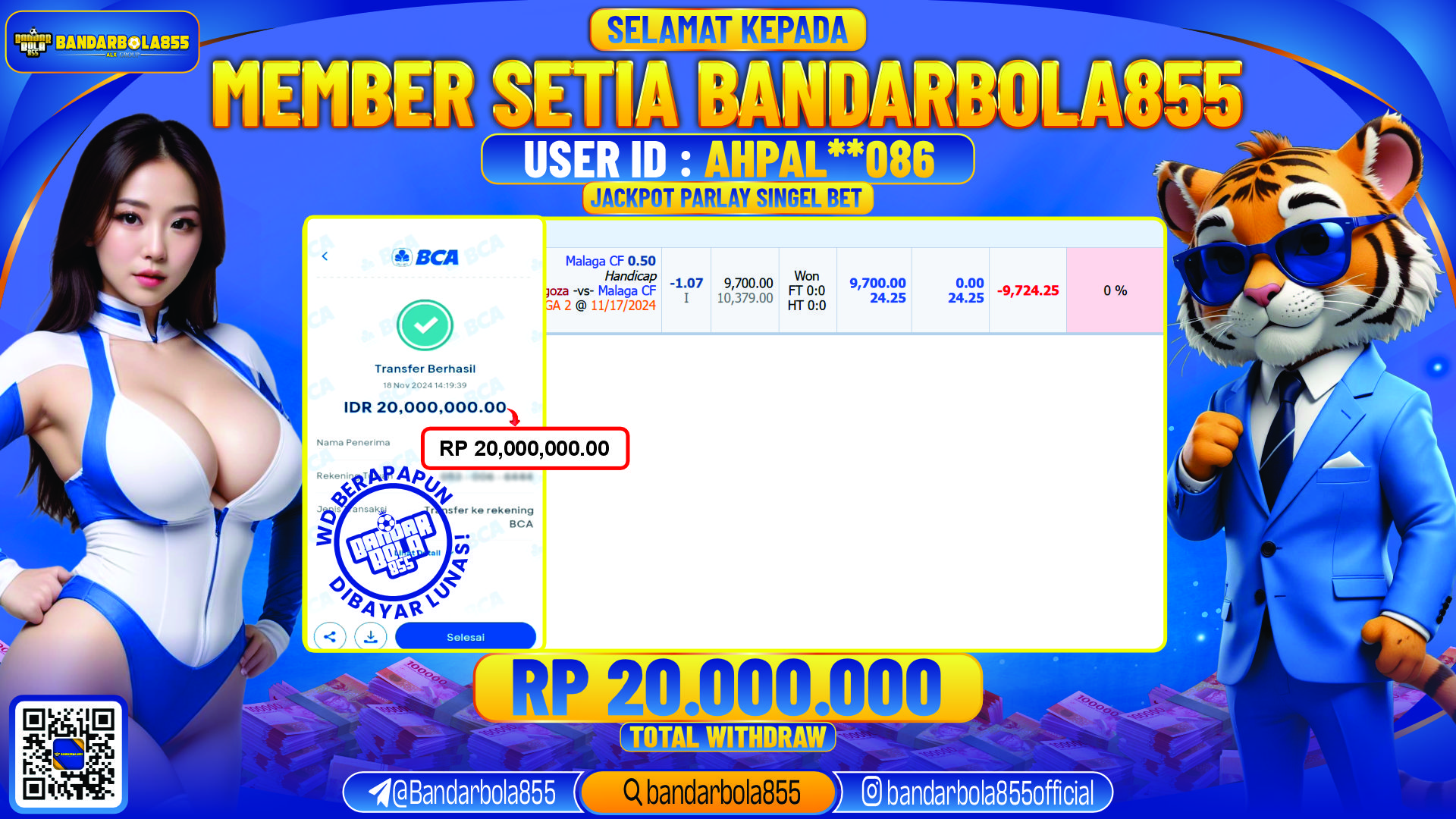 🎖 JACKPOT DI BANDARBOLA855 🎖