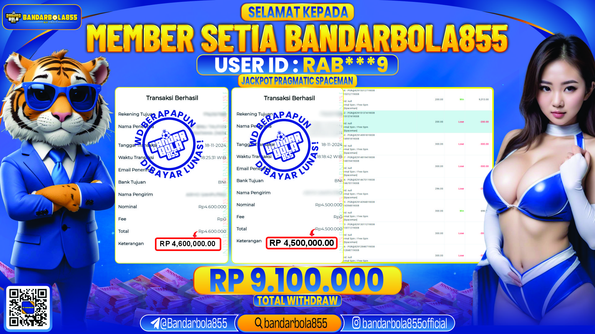 🎖 JACKPOT DI BANDARBOLA855 🎖