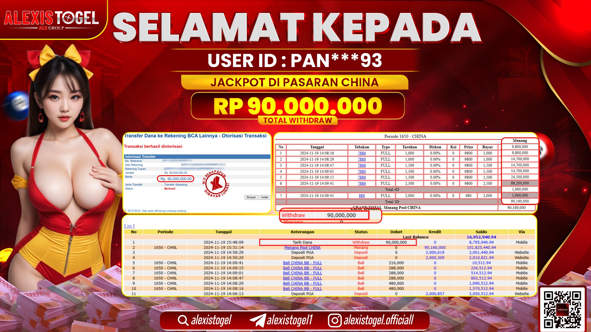 ALEXISTOGEL di TOGEL CHINA POOLS RP.90.000.000 LUNAS