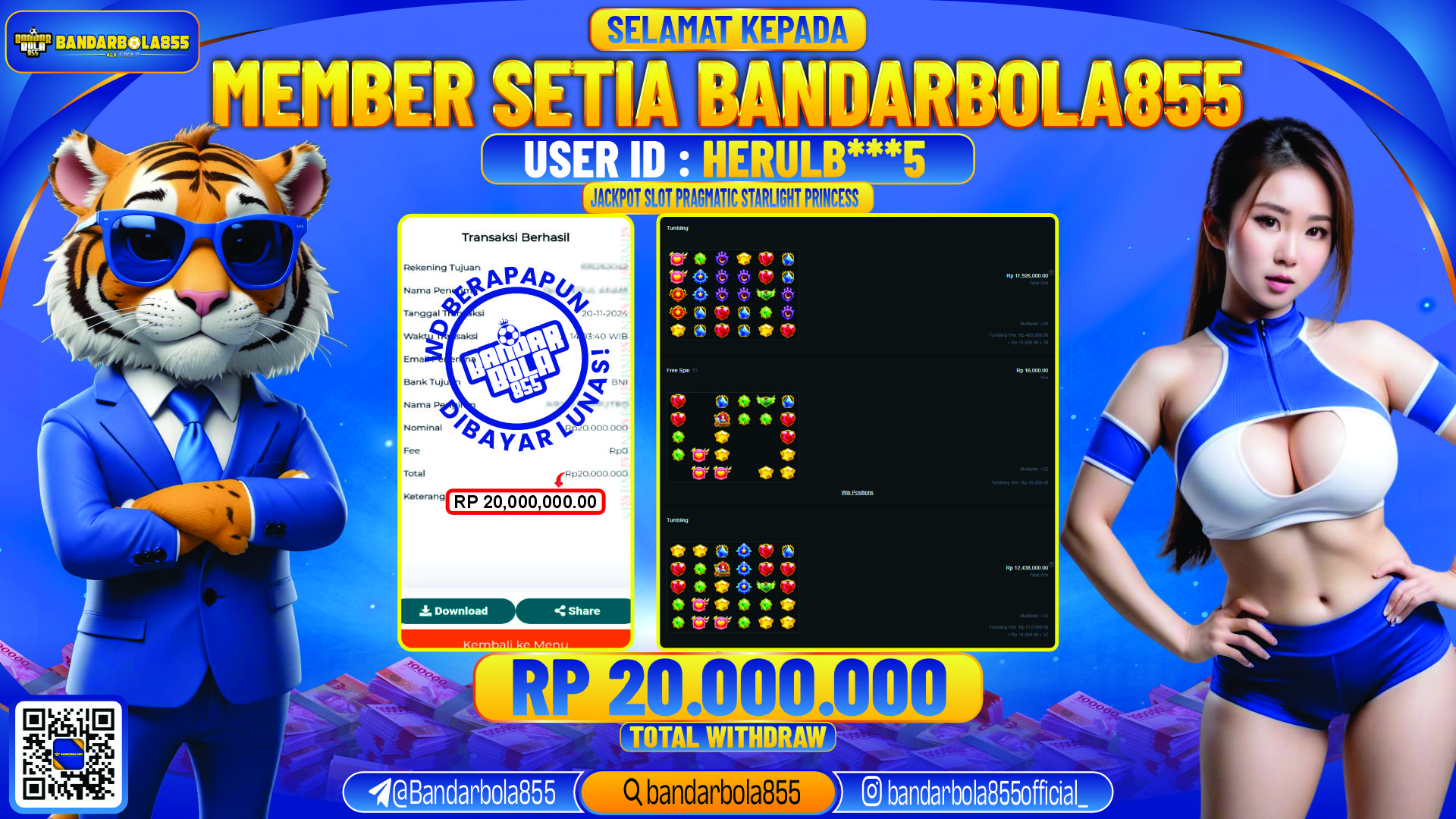 🎖 JACKPOT DI BANDARBOLA855 🎖