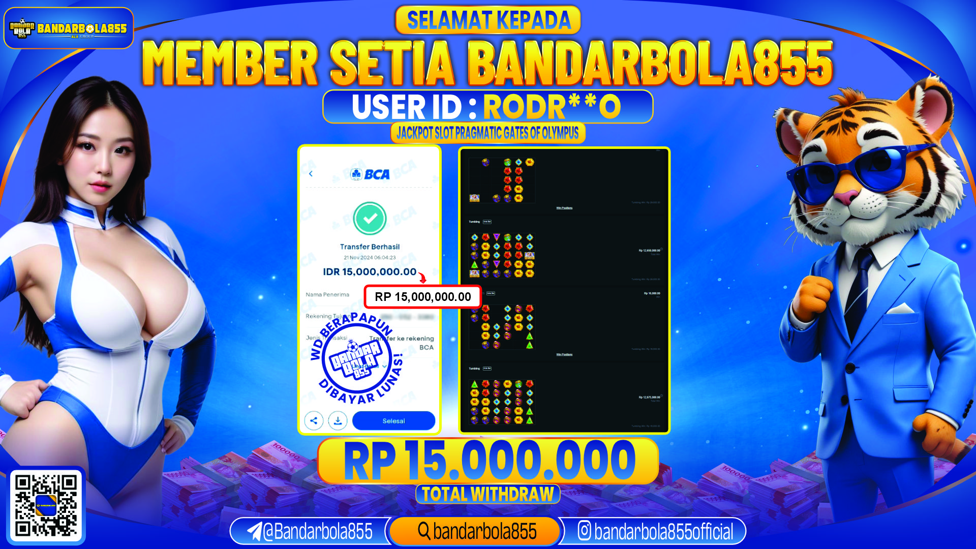 🎖 JACKPOT DI BANDARBOLA855 🎖