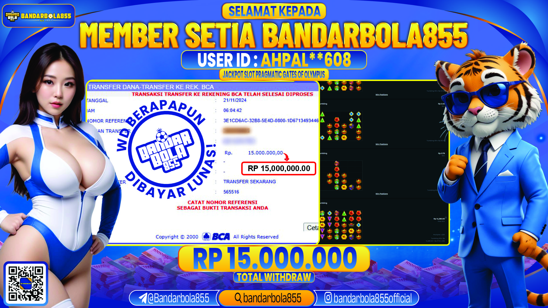 🎖 JACKPOT DI BANDARBOLA855 🎖