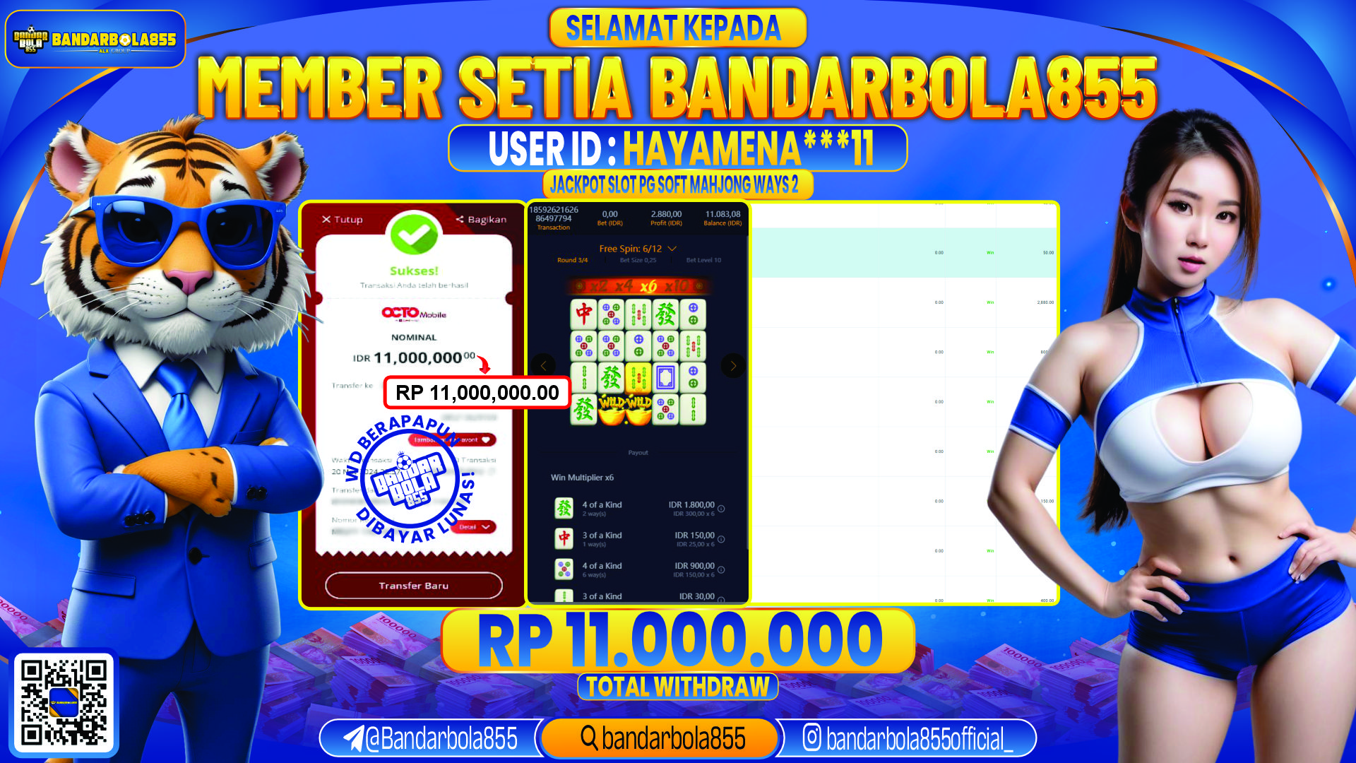 🎖 JACKPOT DI BANDARBOLA855 🎖