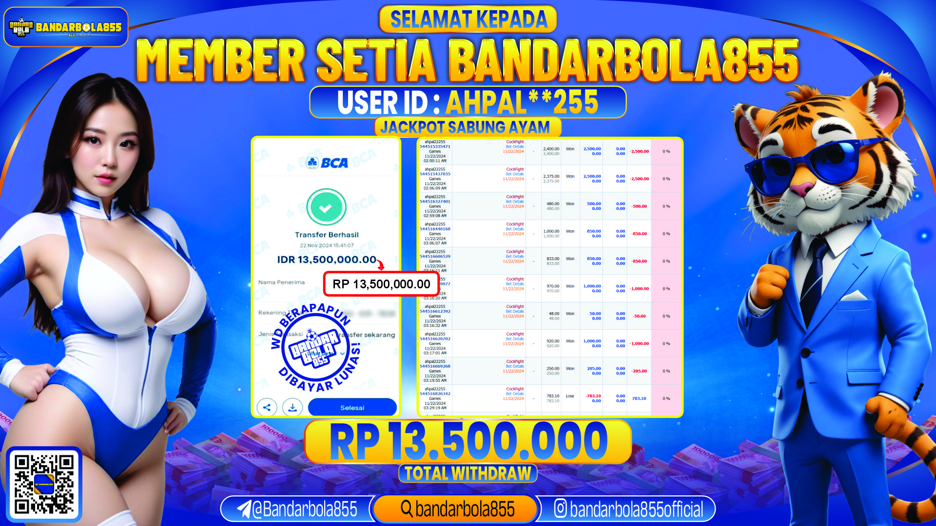 🎖 JACKPOT DI BANDARBOLA855 🎖