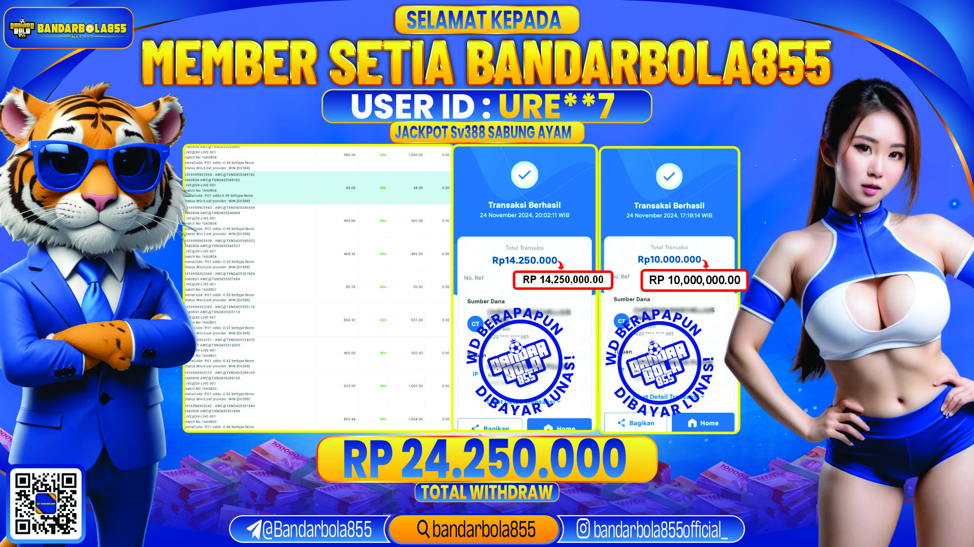 🎖 JACKPOT DI BANDARBOLA855 🎖