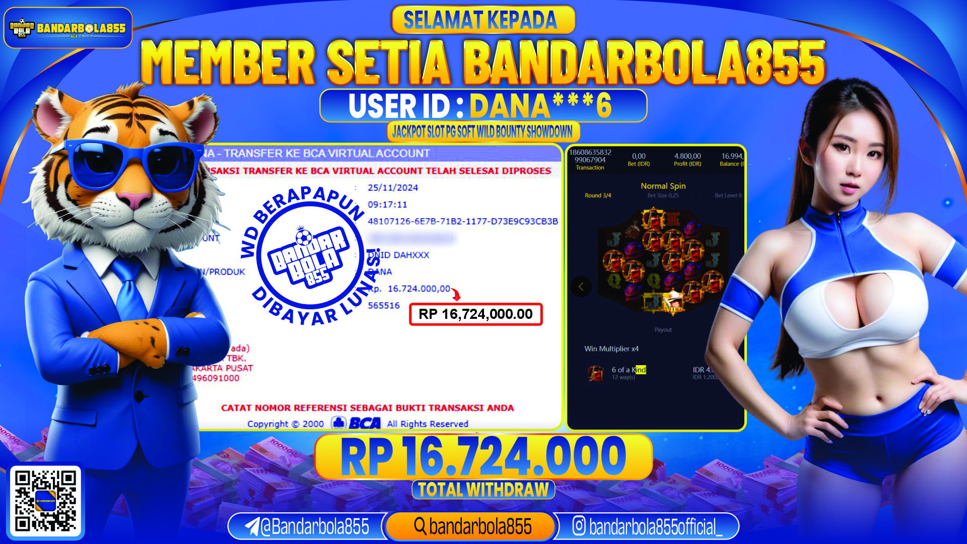 🎖 JACKPOT DI BANDARBOLA855 🎖