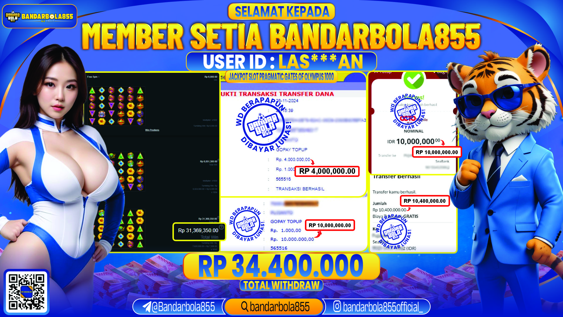 🎖 JACKPOT DI BANDARBOLA855 🎖