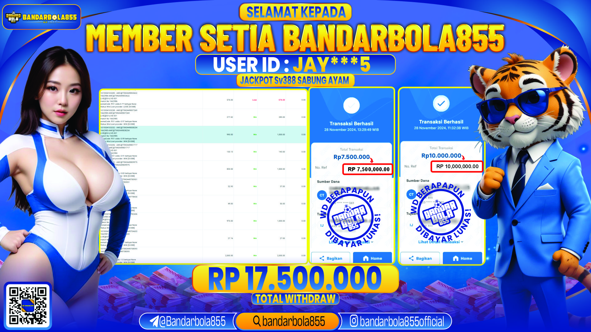 🎖 JACKPOT DI BANDARBOLA855 🎖