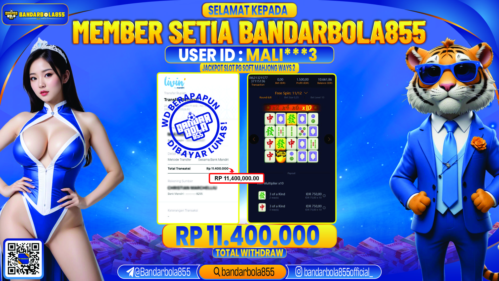 🎖 JACKPOT DI BANDARBOLA855 🎖