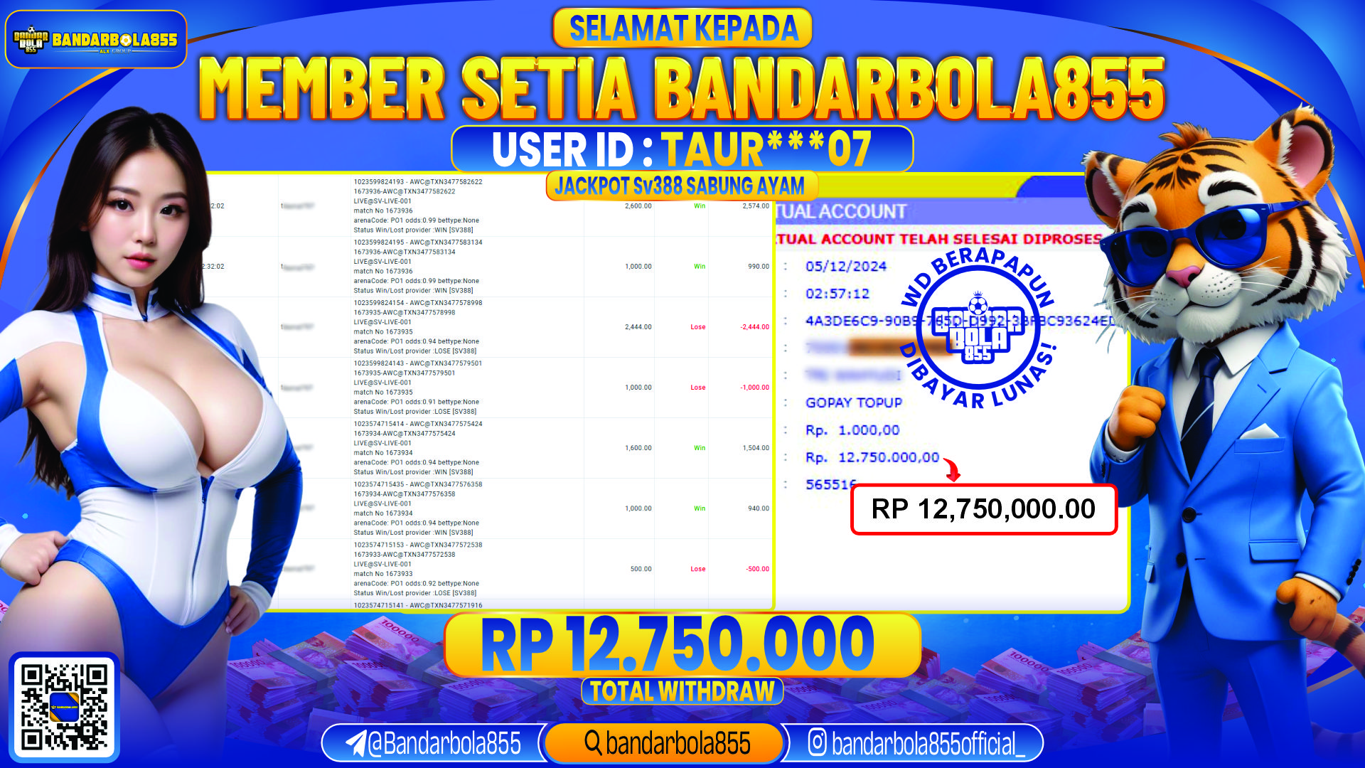 🎖 JACKPOT DI BANDARBOLA855 🎖