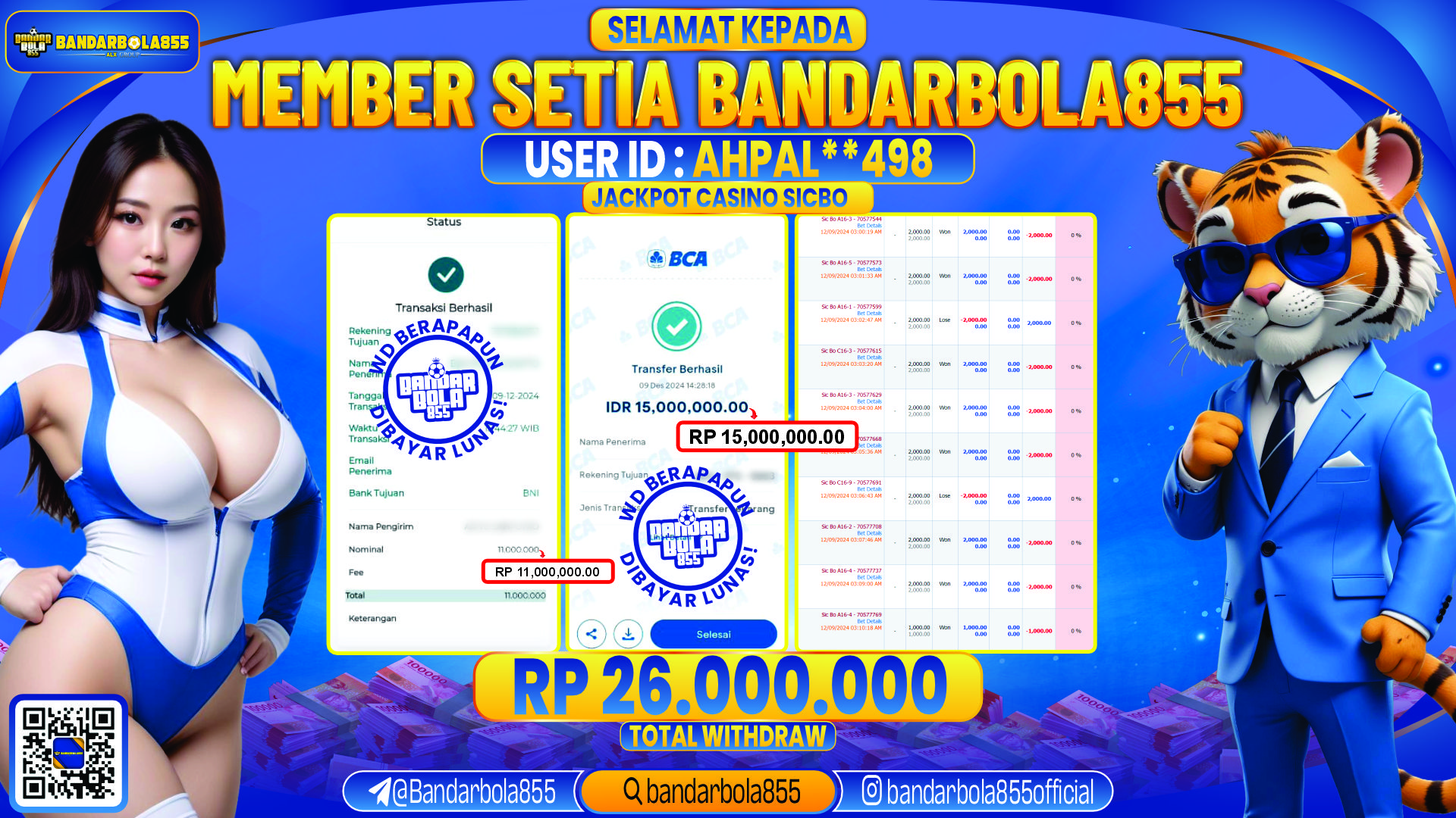 🎖 JACKPOT DI BANDARBOLA855 🎖