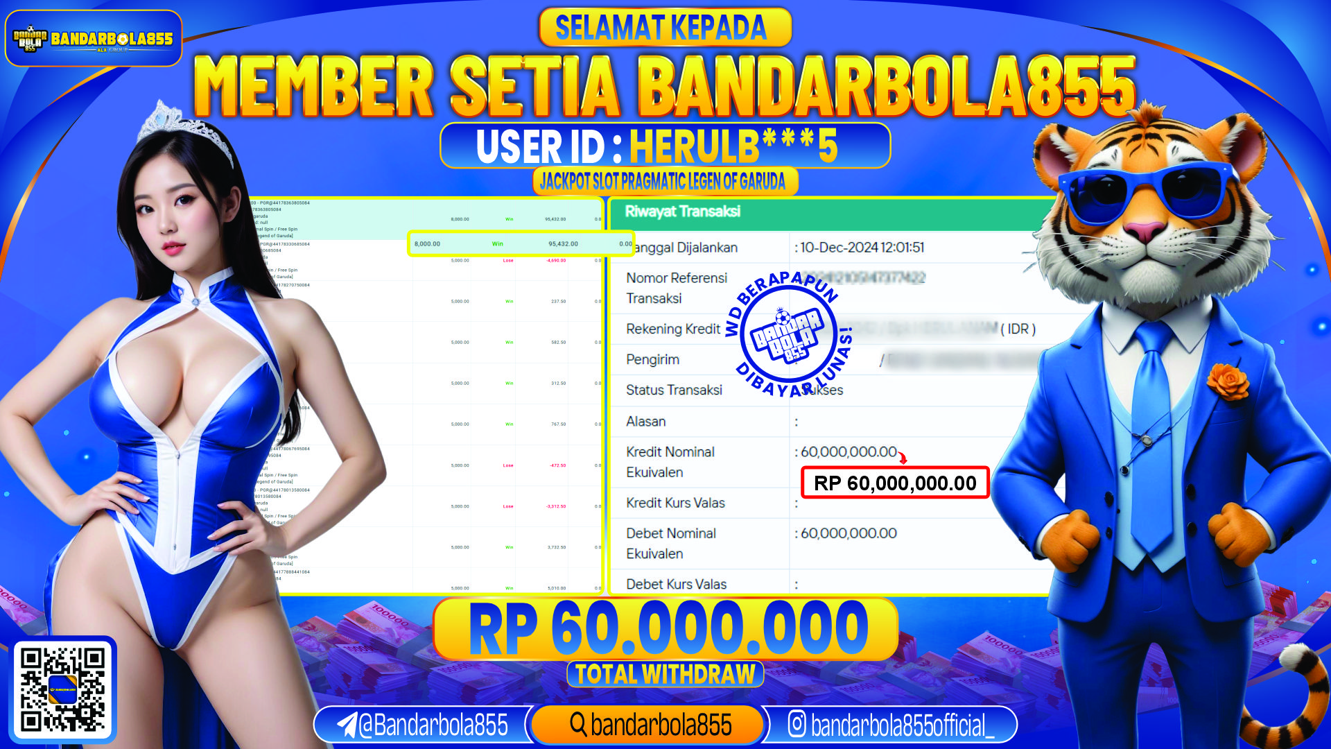 🎖 JACKPOT DI BANDARBOLA855 🎖