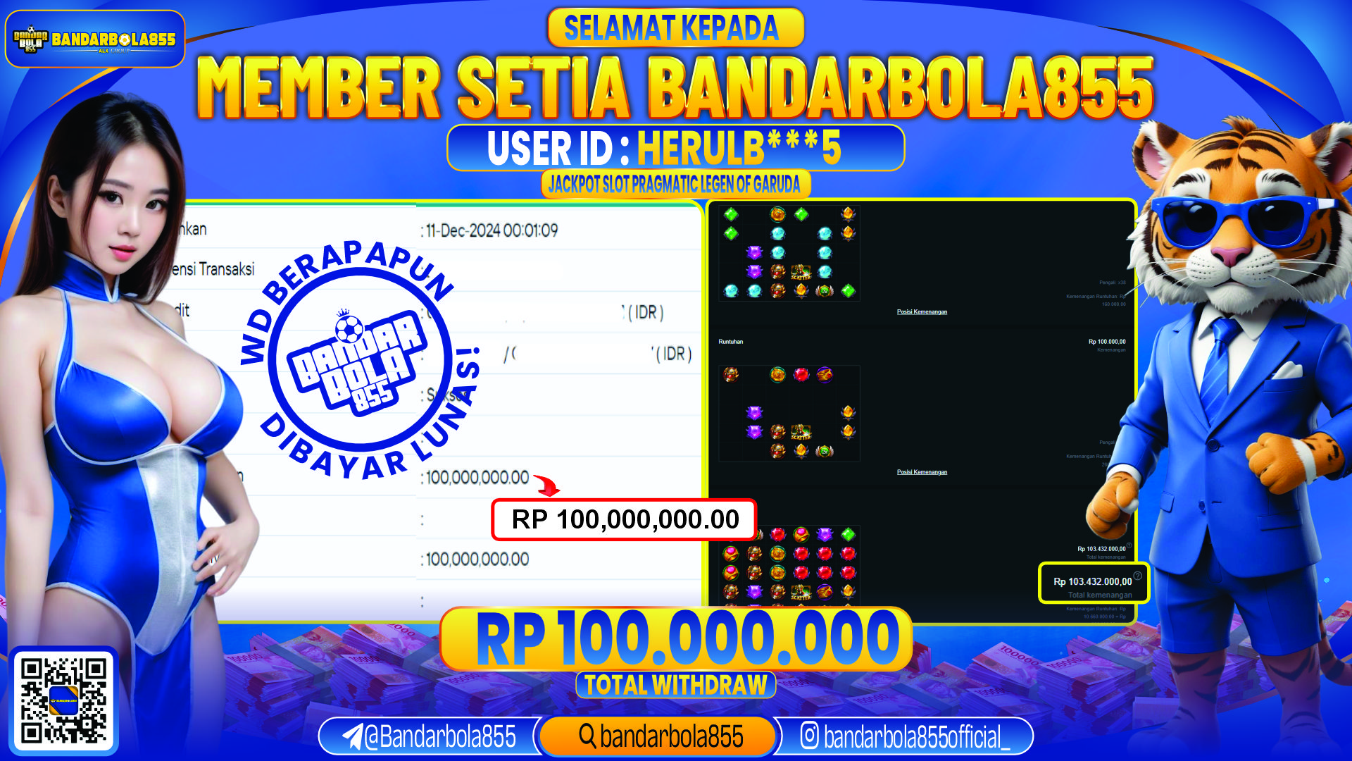 🎖 JACKPOT DI BANDARBOLA855 🎖
