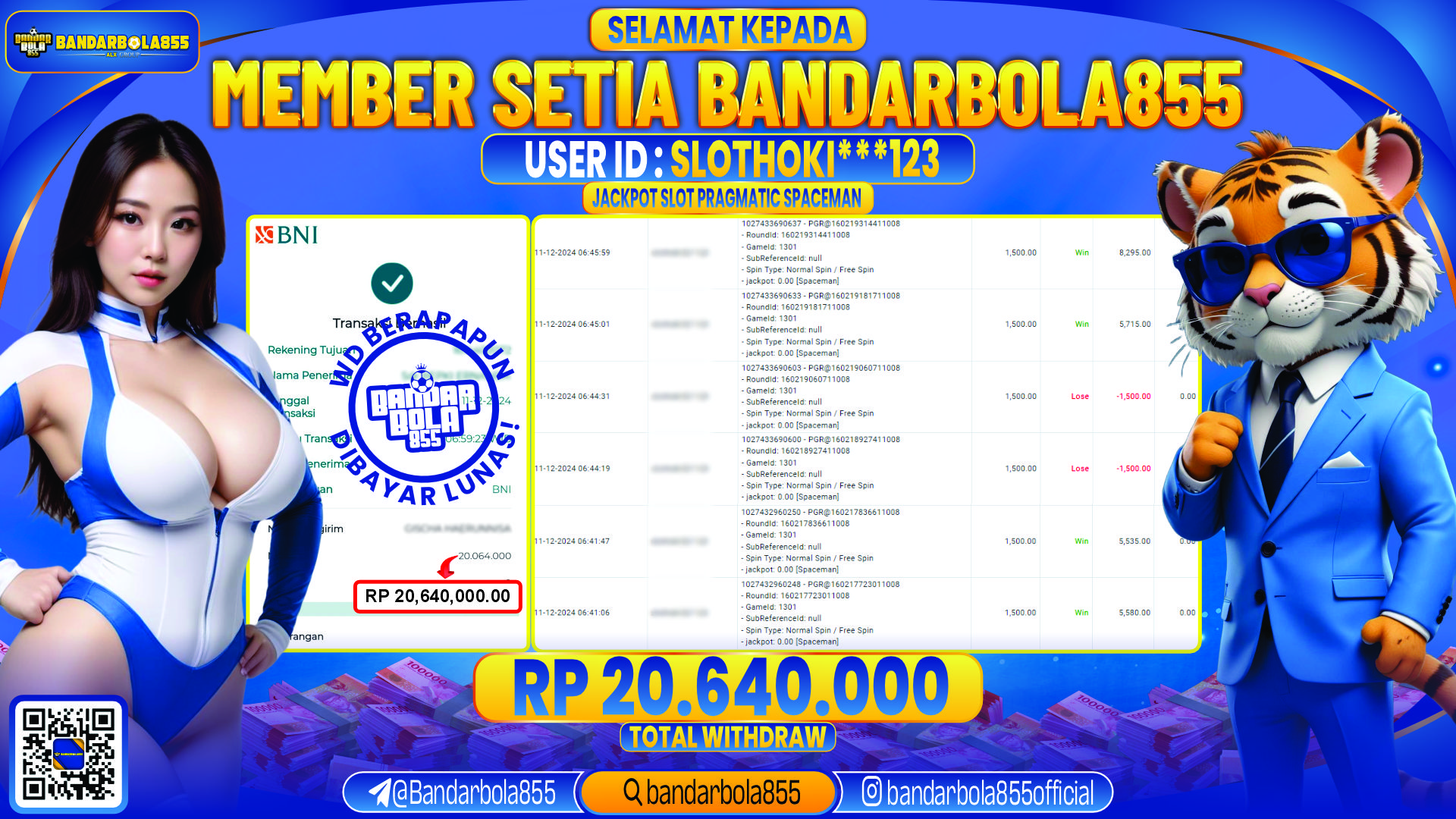 🎖 JACKPOT DI BANDARBOLA855 🎖