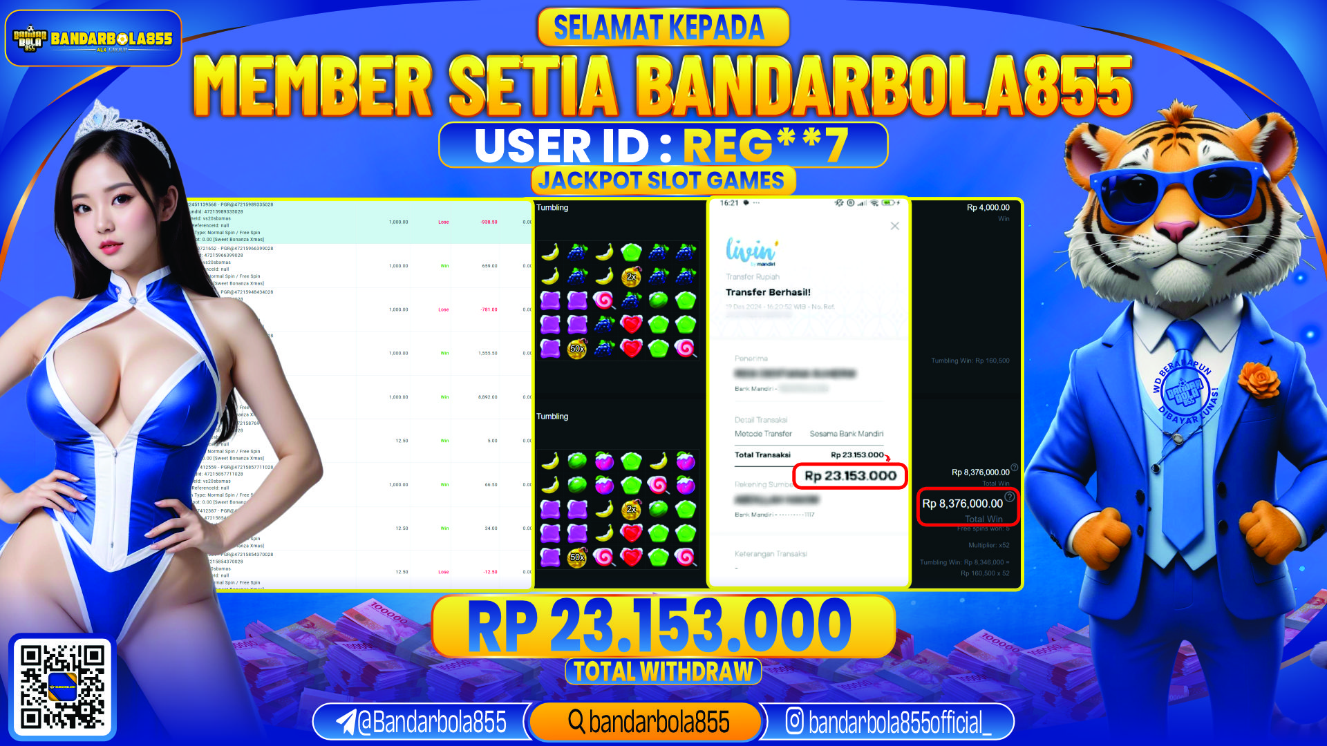 🎖 JACKPOT DI BANDARBOLA855 🎖