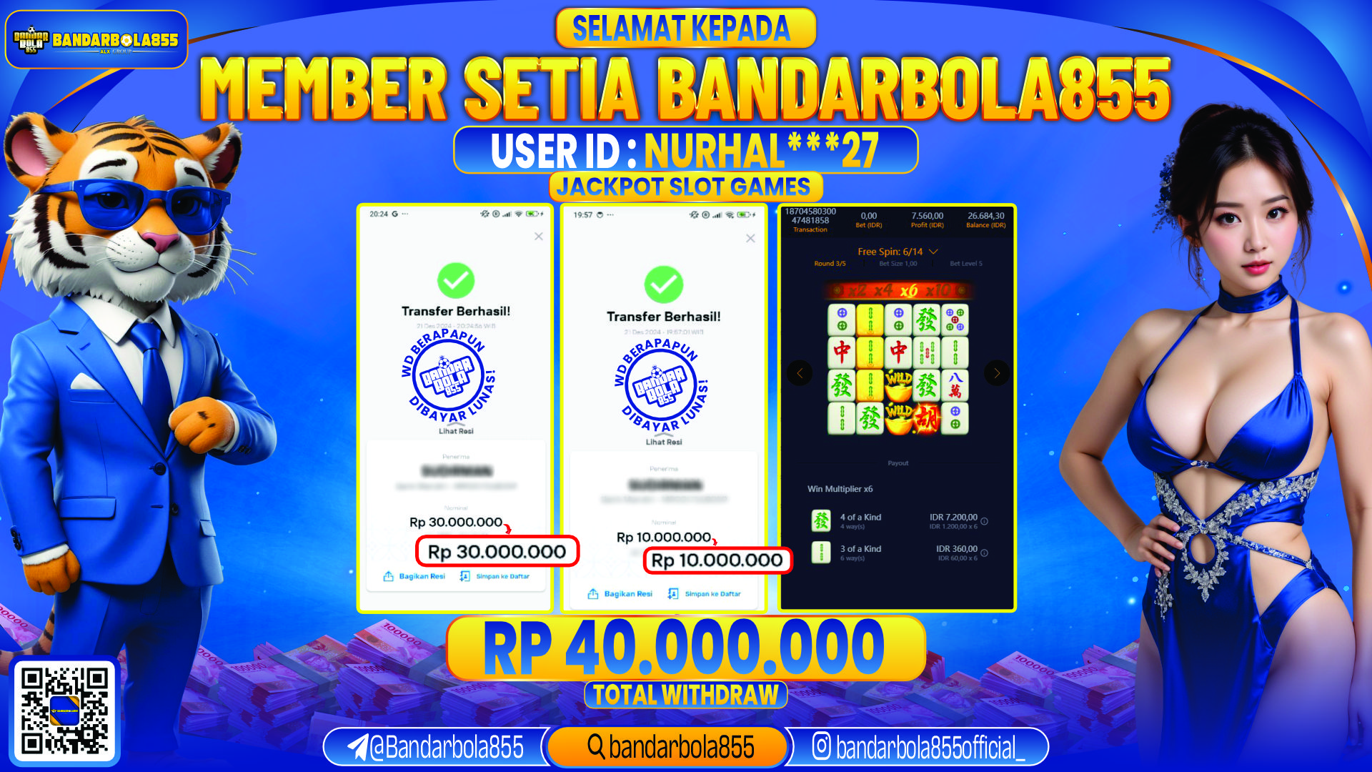 🎖 JACKPOT DI BANDARBOLA855 🎖