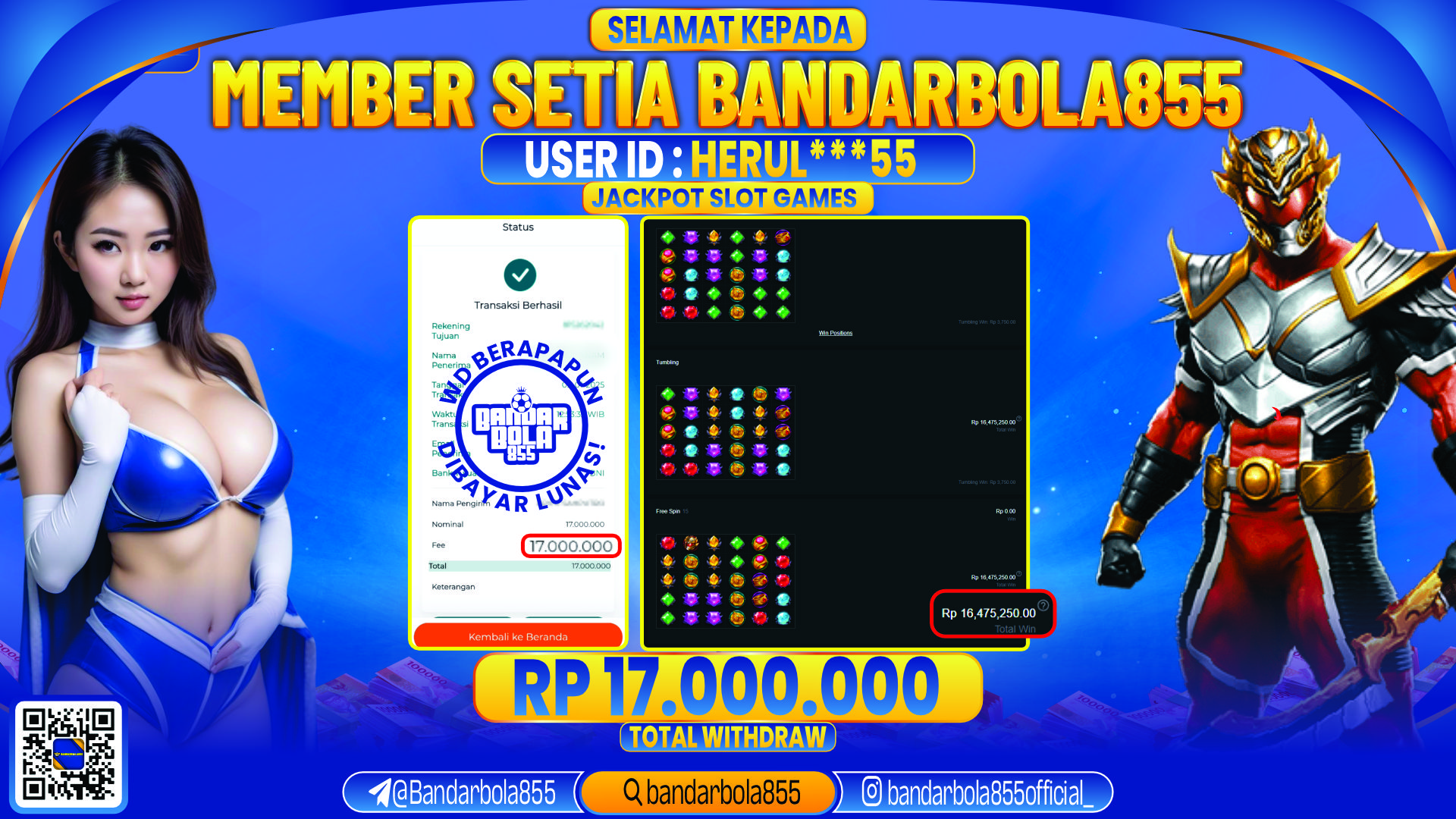 🎖 JACKPOT DI BANDARBOLA855 🎖