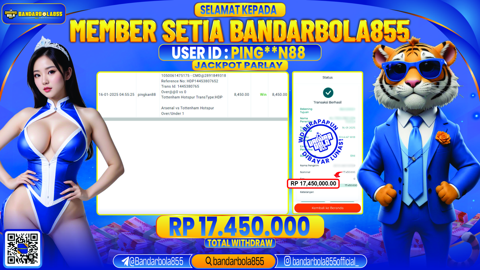 🎖 JACKPOT DI BANDARBOLA855 🎖