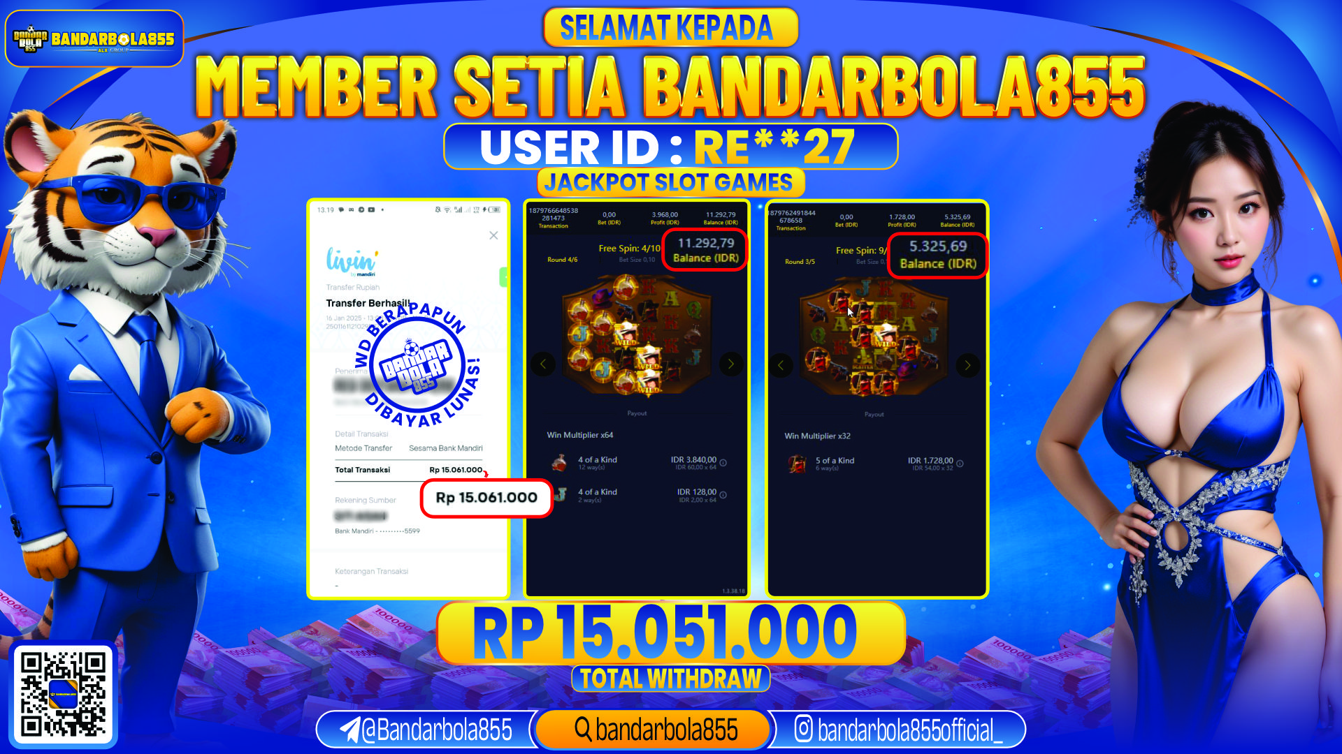 🎖 JACKPOT DI BANDARBOLA855 🎖