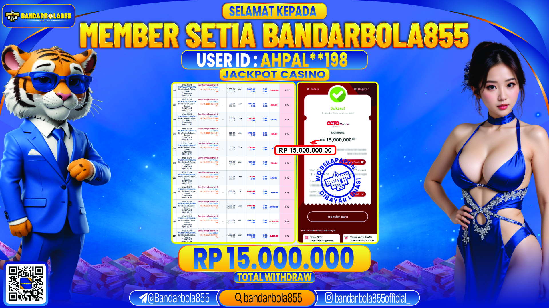 🎖 JACKPOT DI BANDARBOLA855 🎖