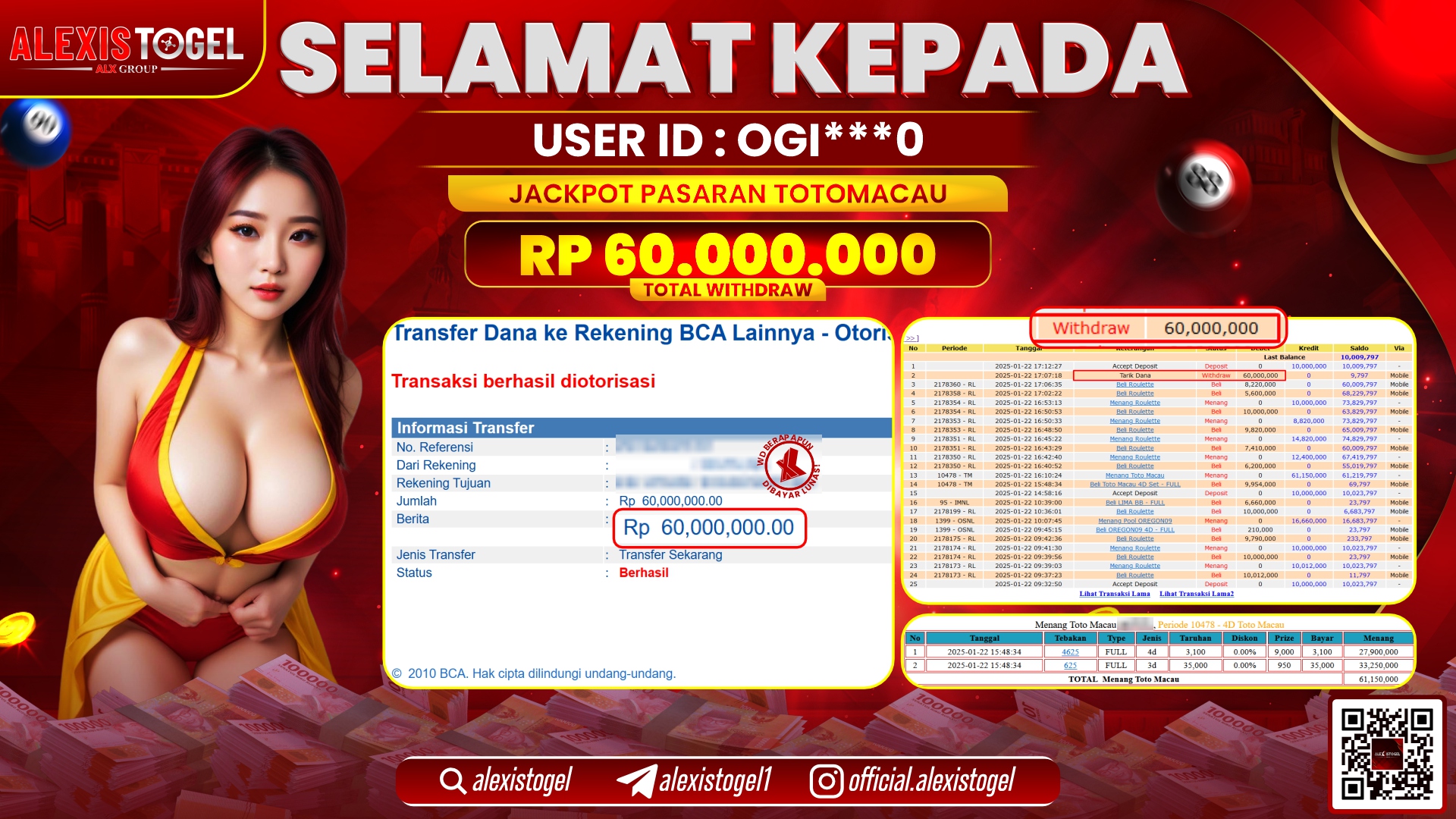 ALEXISTOGEL di TOGEL TOTOMACAU POOLS RP.60.000.000 LUNAS