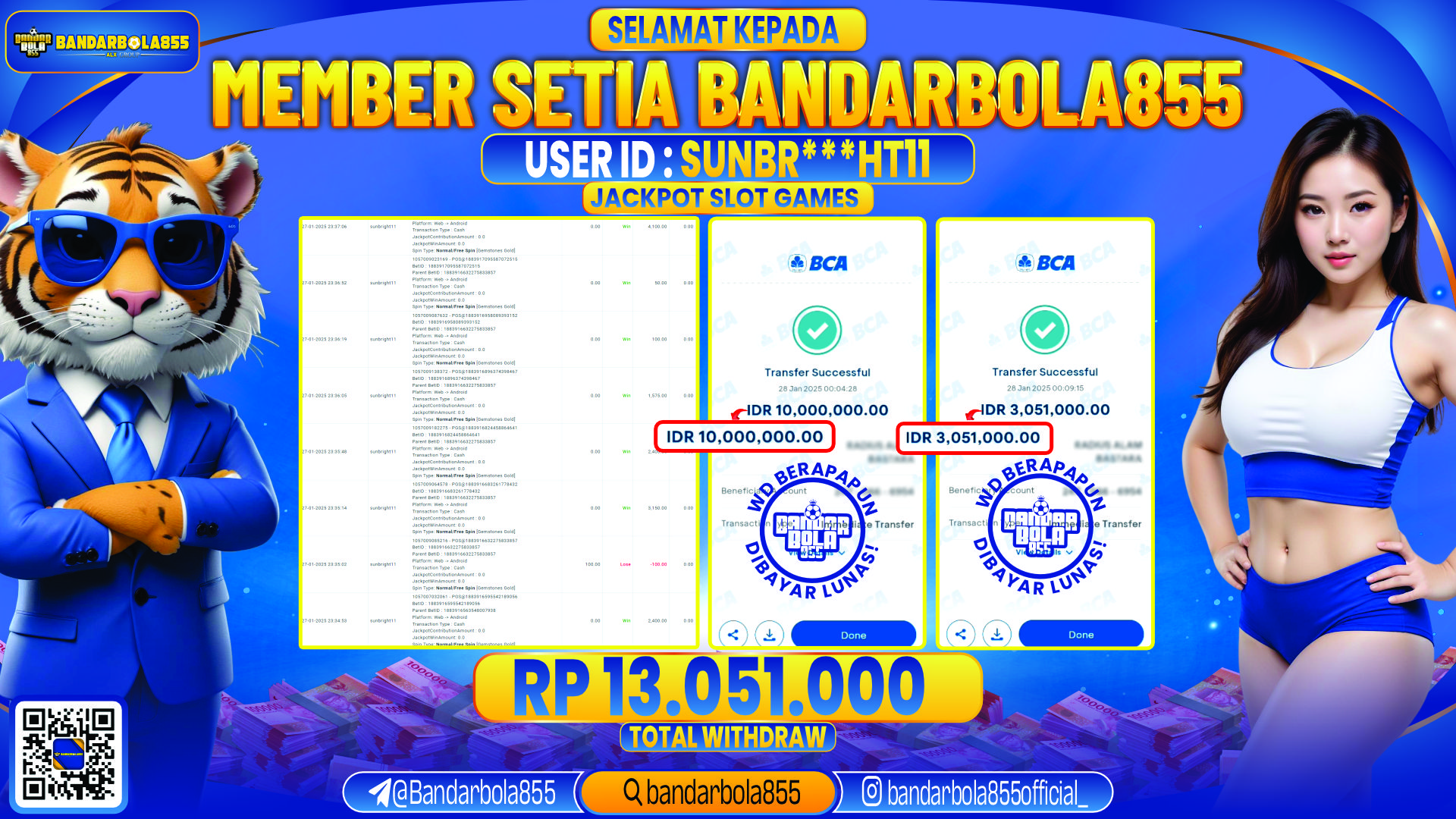 🎖 JACKPOT DI BANDARBOLA855 🎖