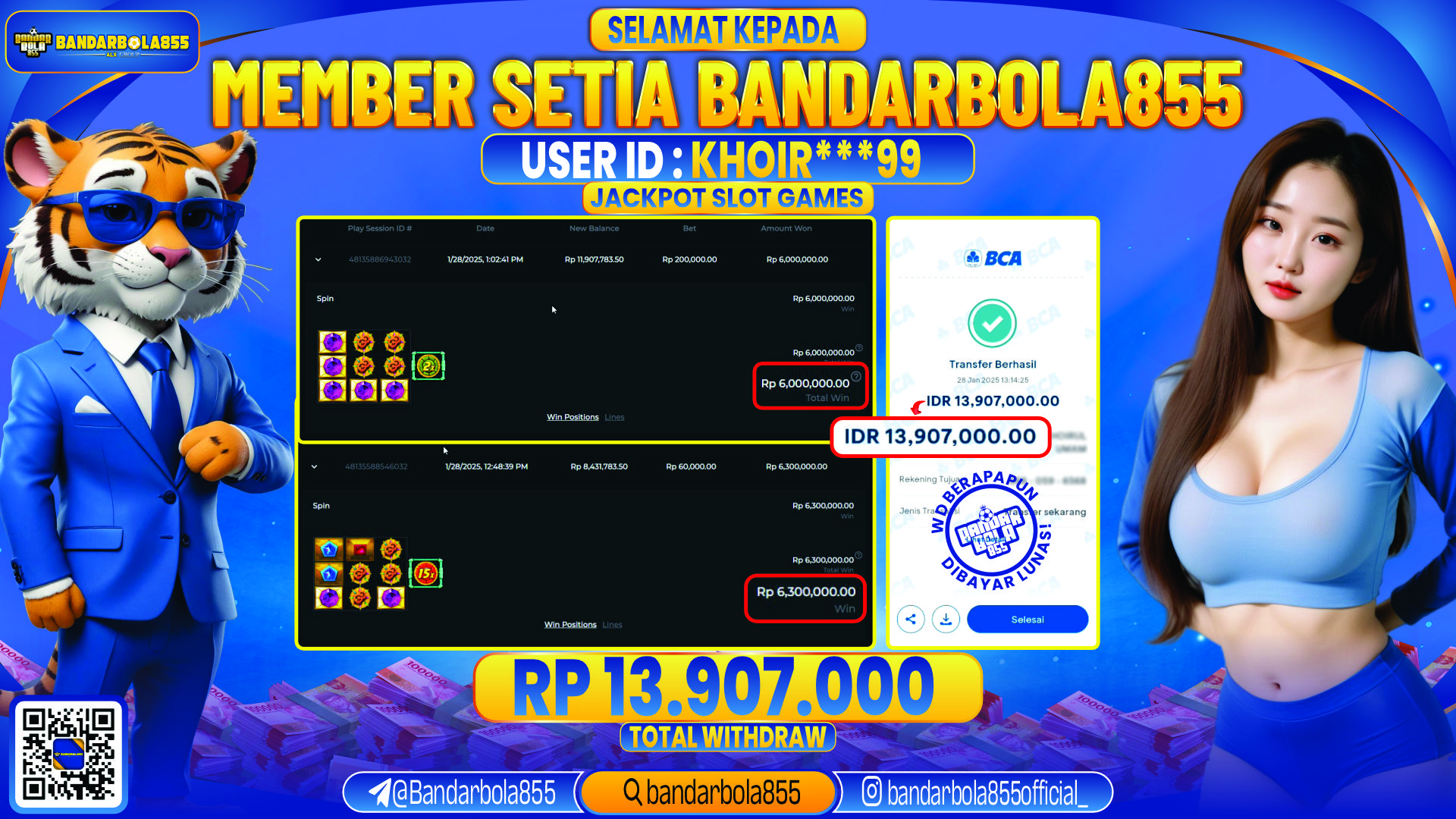 🎖 JACKPOT DI BANDARBOLA855 🎖