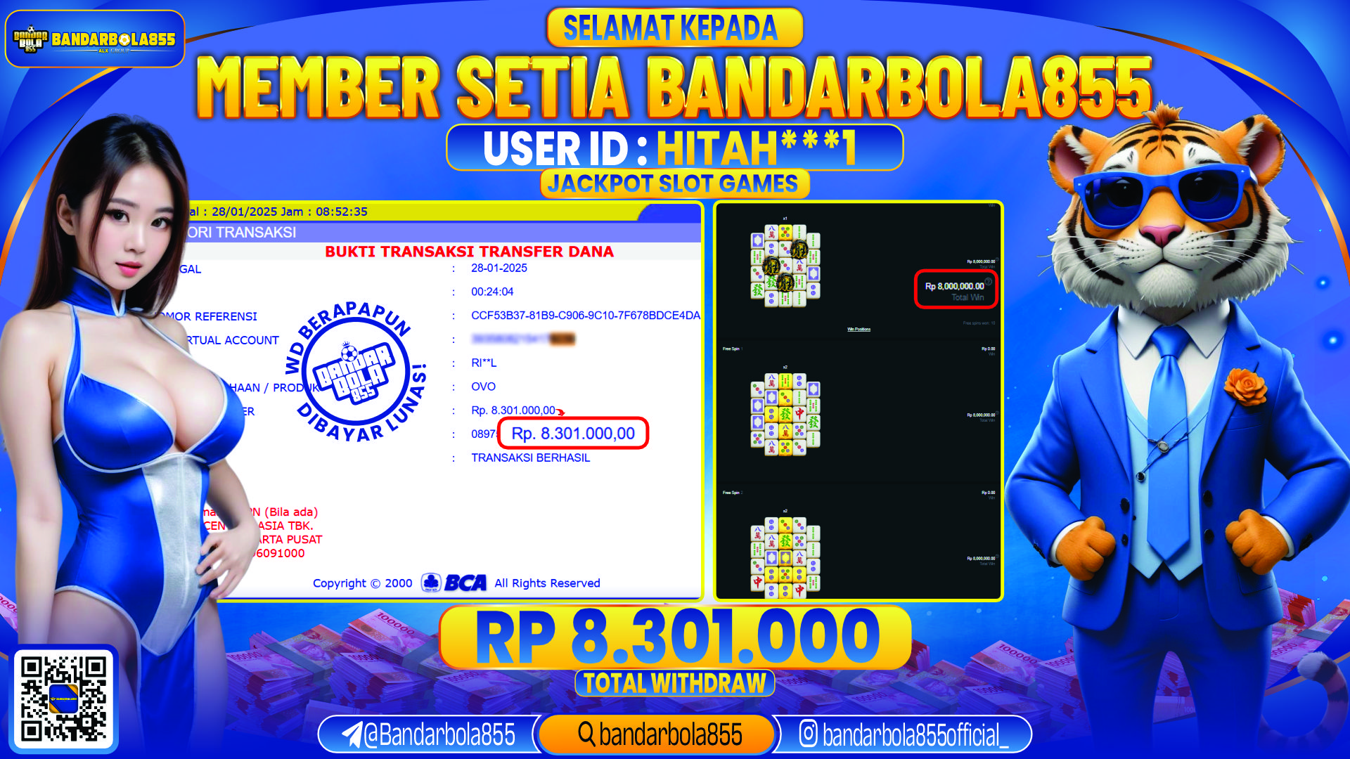 🎖 JACKPOT DI BANDARBOLA855 🎖