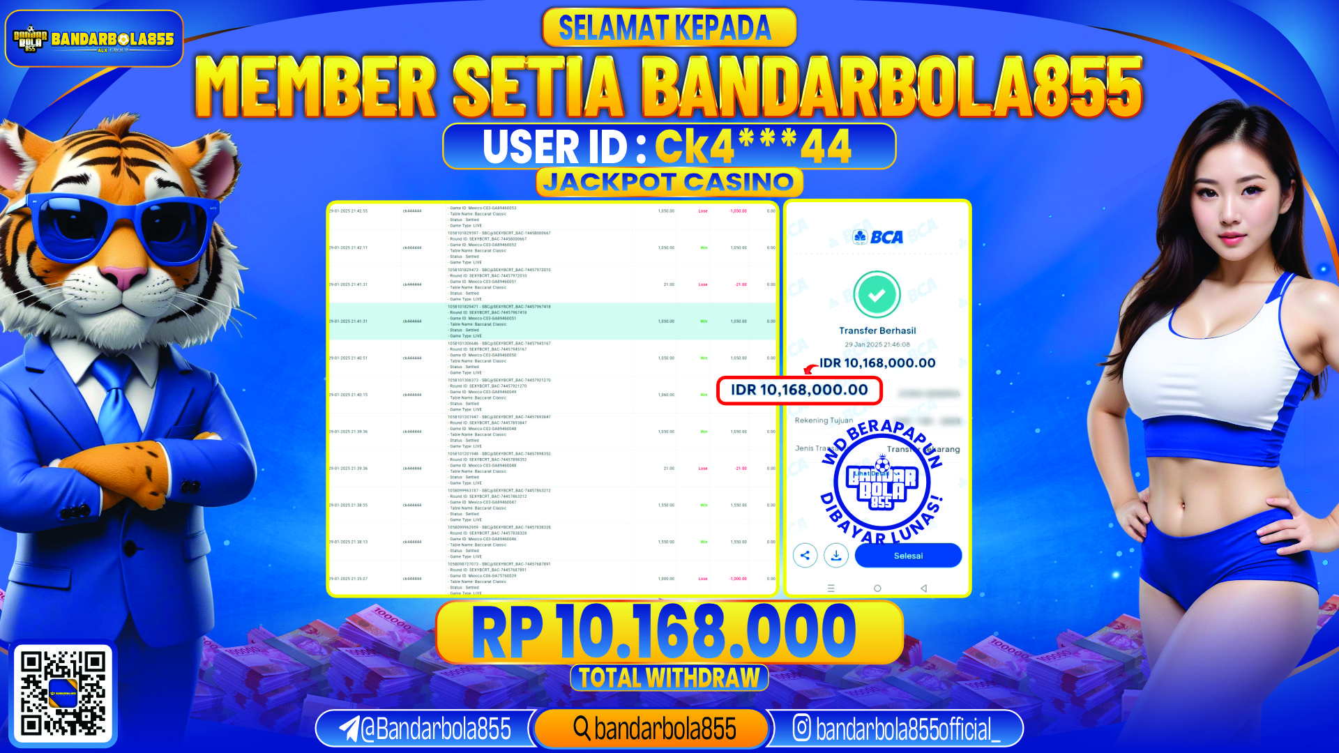 🎖 JACKPOT DI BANDARBOLA855 🎖