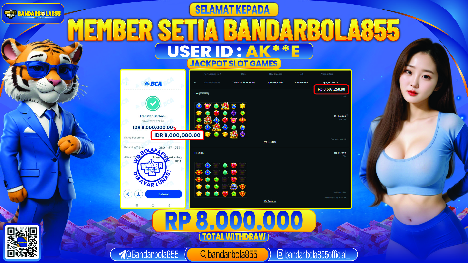 🎖 JACKPOT DI BANDARBOLA855 🎖