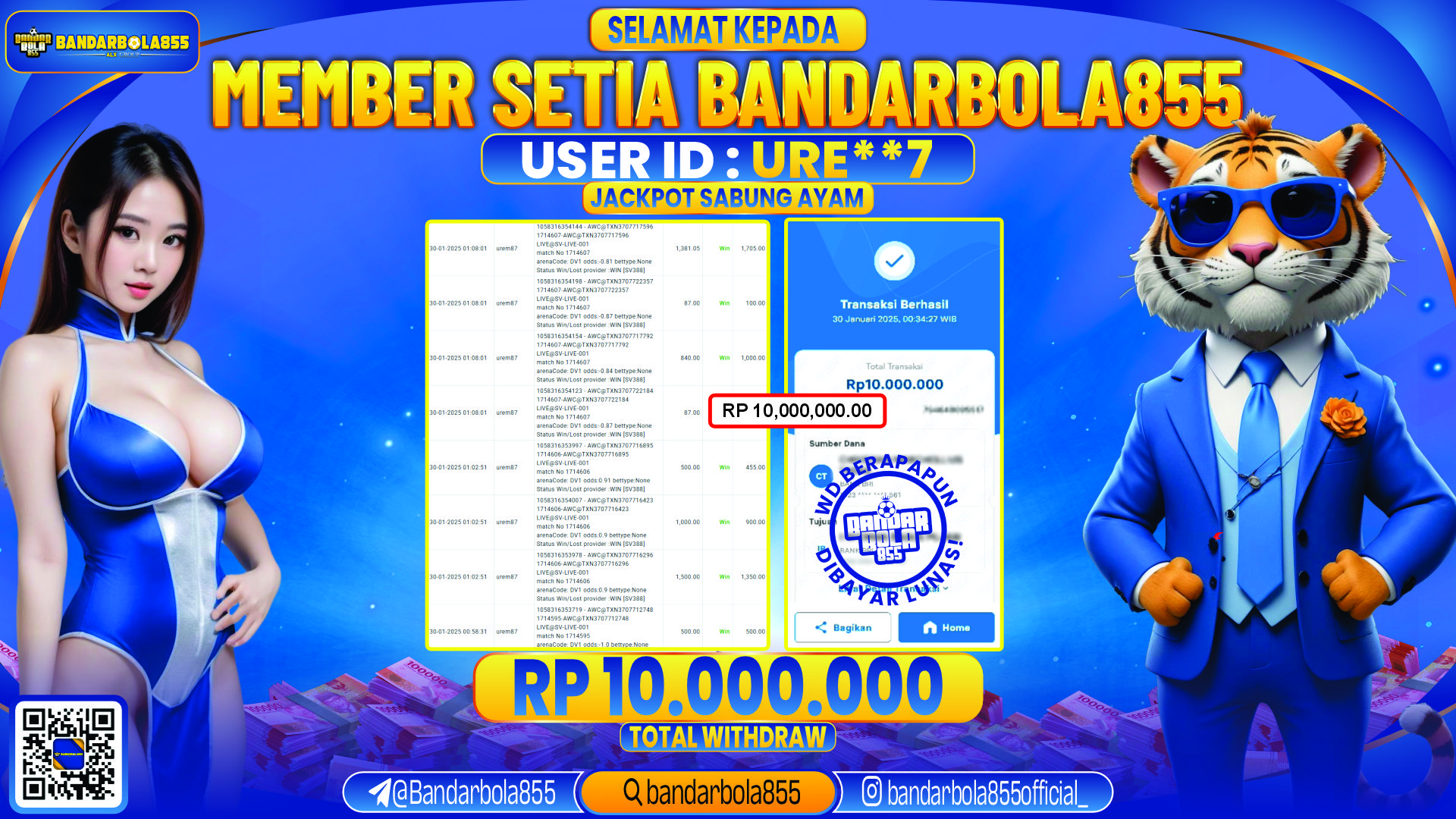 🎖 JACKPOT DI BANDARBOLA855 🎖