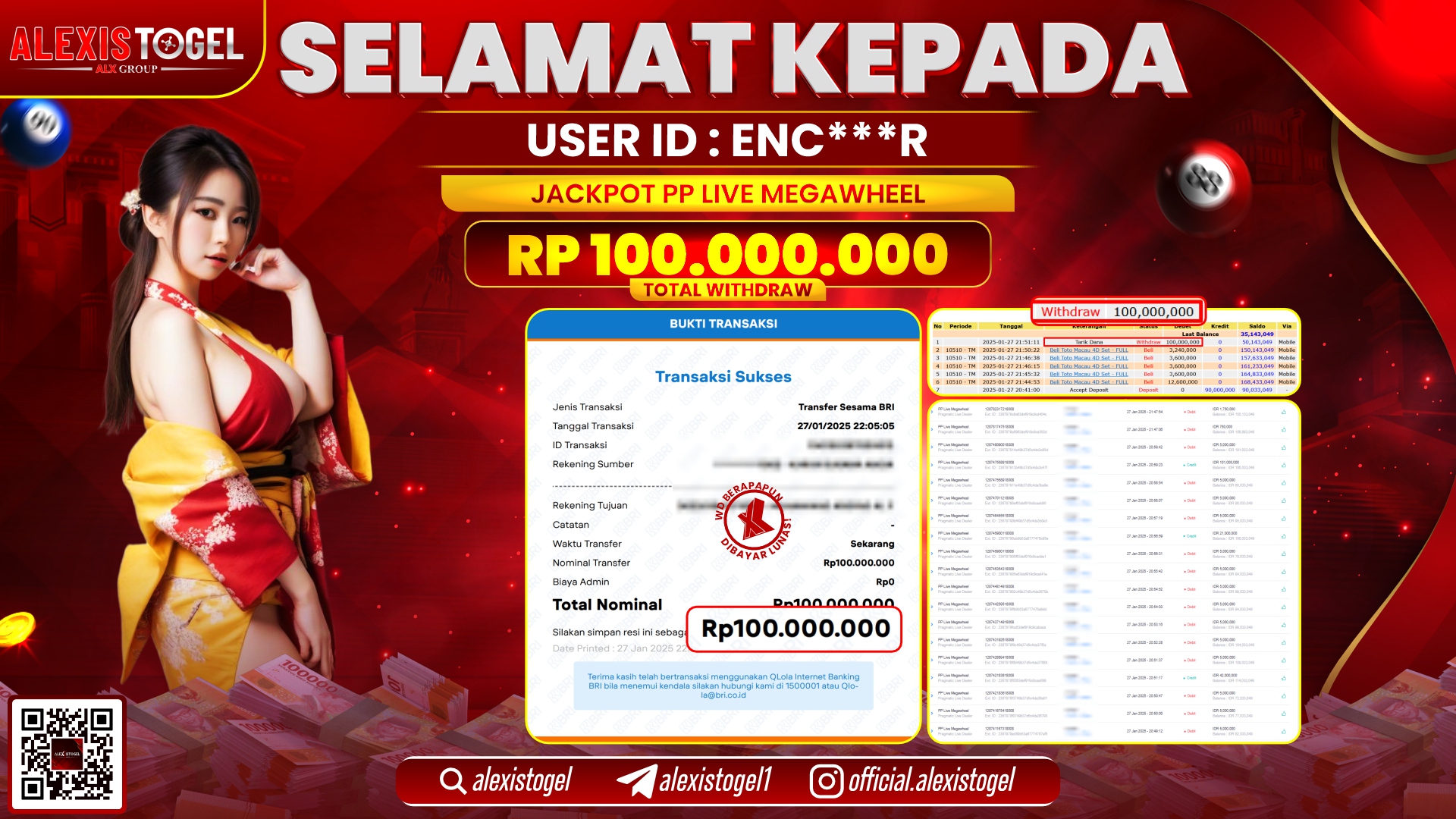 ALEXISTOGEL di PP LIVE MEGAWHEEL RP.100.000.000 LUNAS